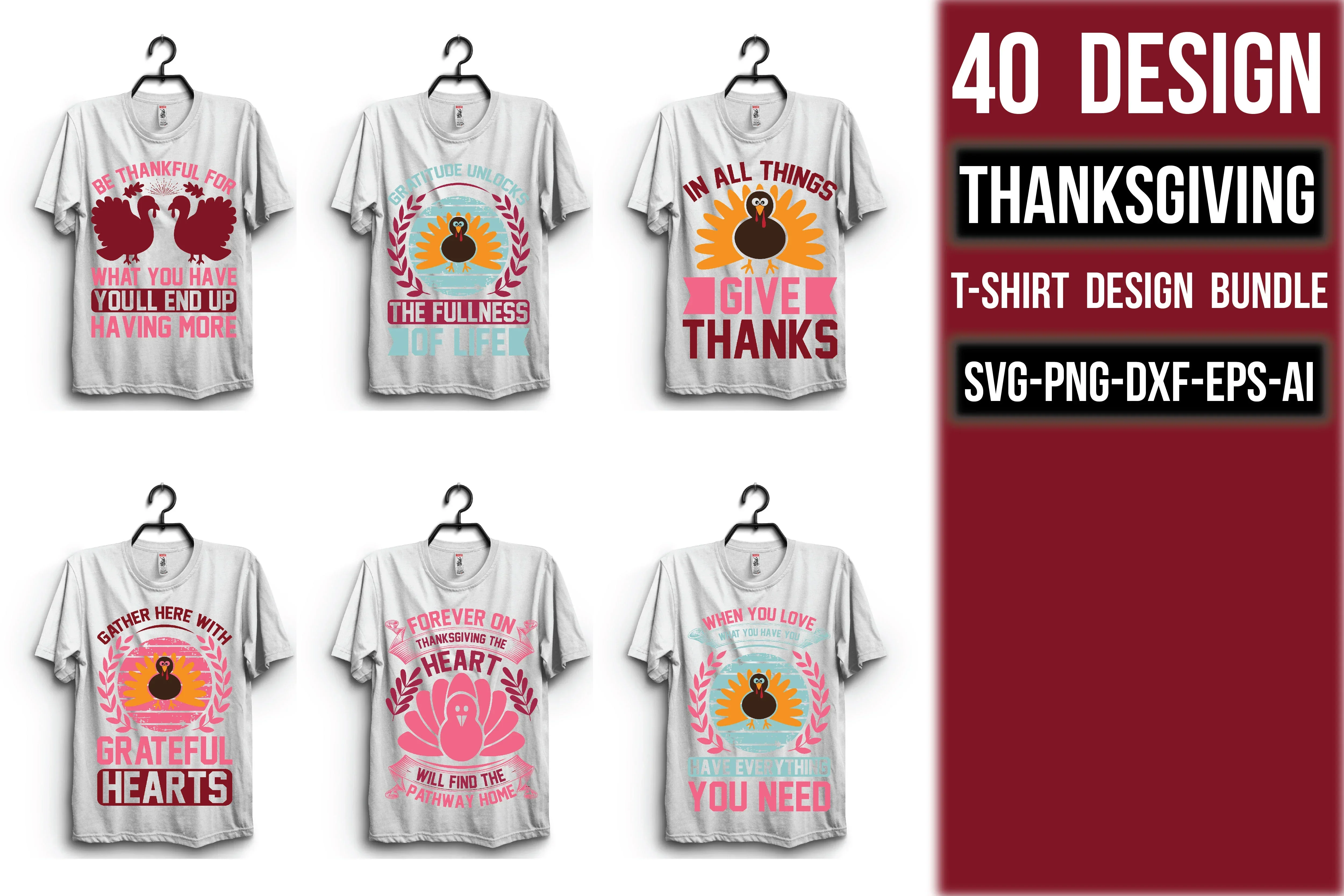 Thanksgiving T Shirt Bundle - Image 2