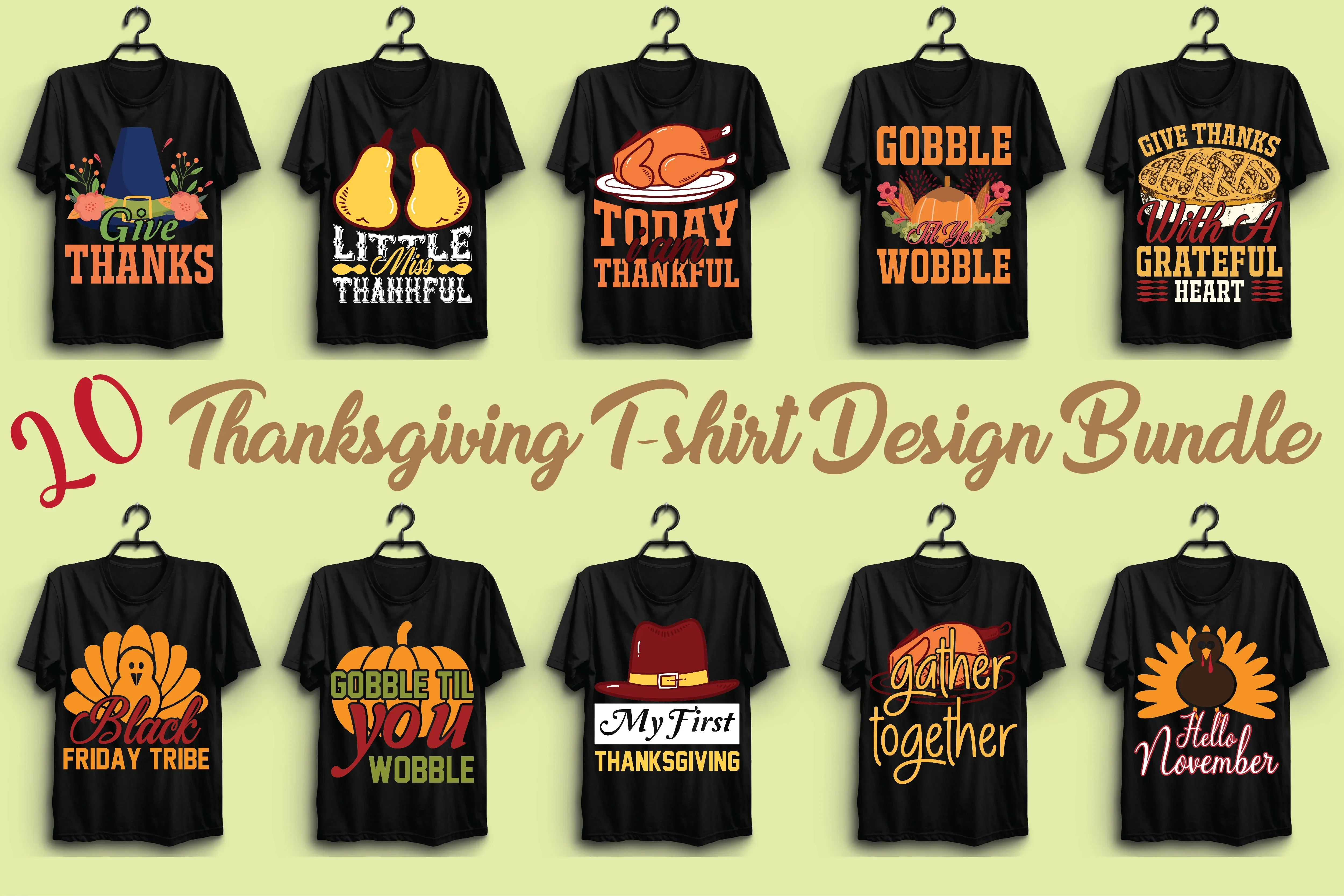 Thanksgiving T Shirt Bundle