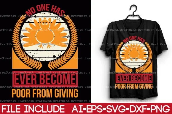 Thanksgiving T-Shirt Design SVG Bundle - Image 3