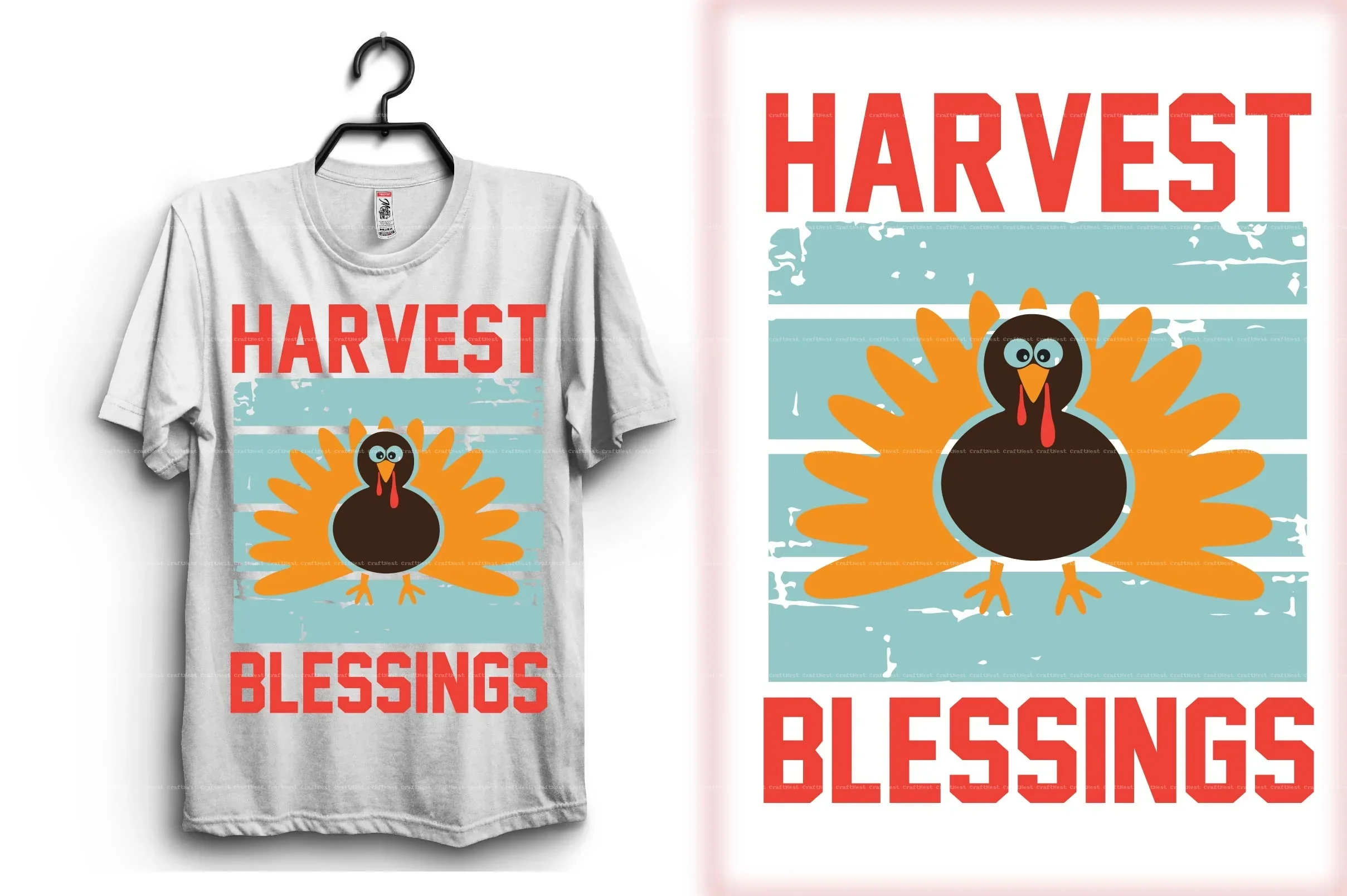 Thanksgiving T-Shirt Design SVG Bundle - Image 12