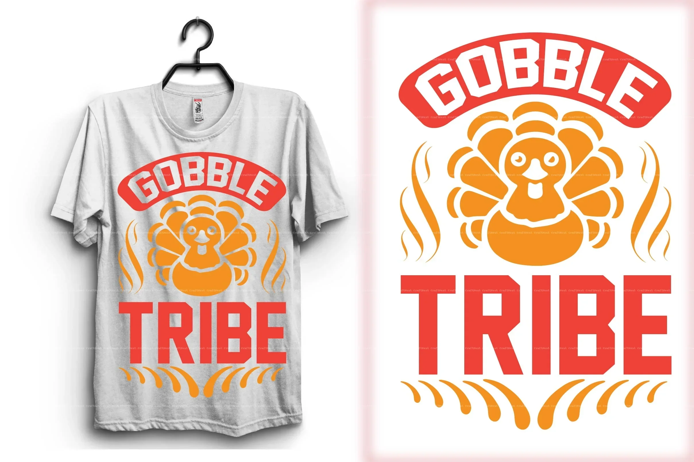 Thanksgiving T-Shirt Design SVG Bundle - Image 13
