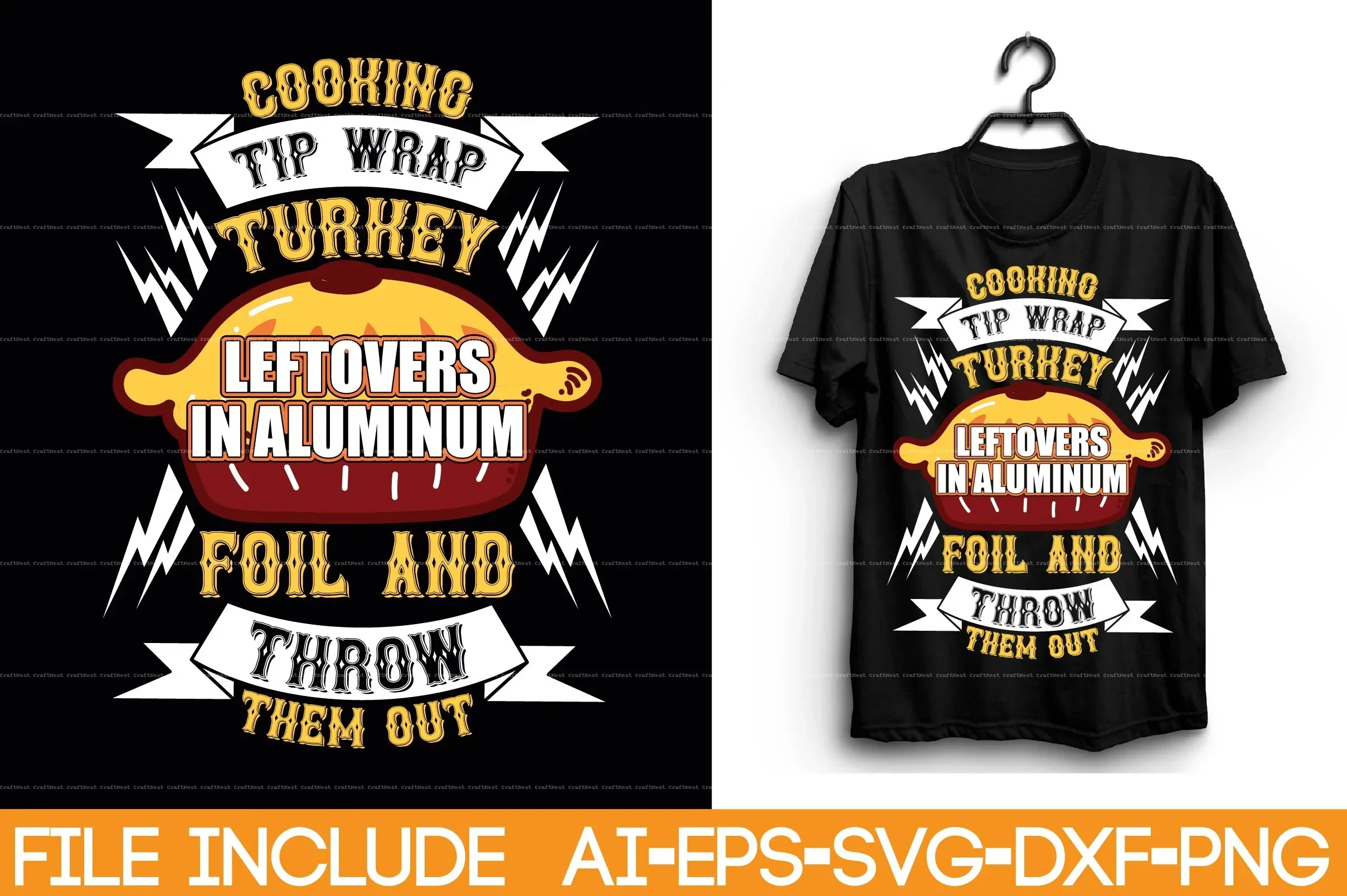 Thanksgiving T-Shirt SVG Bundle - Image 5