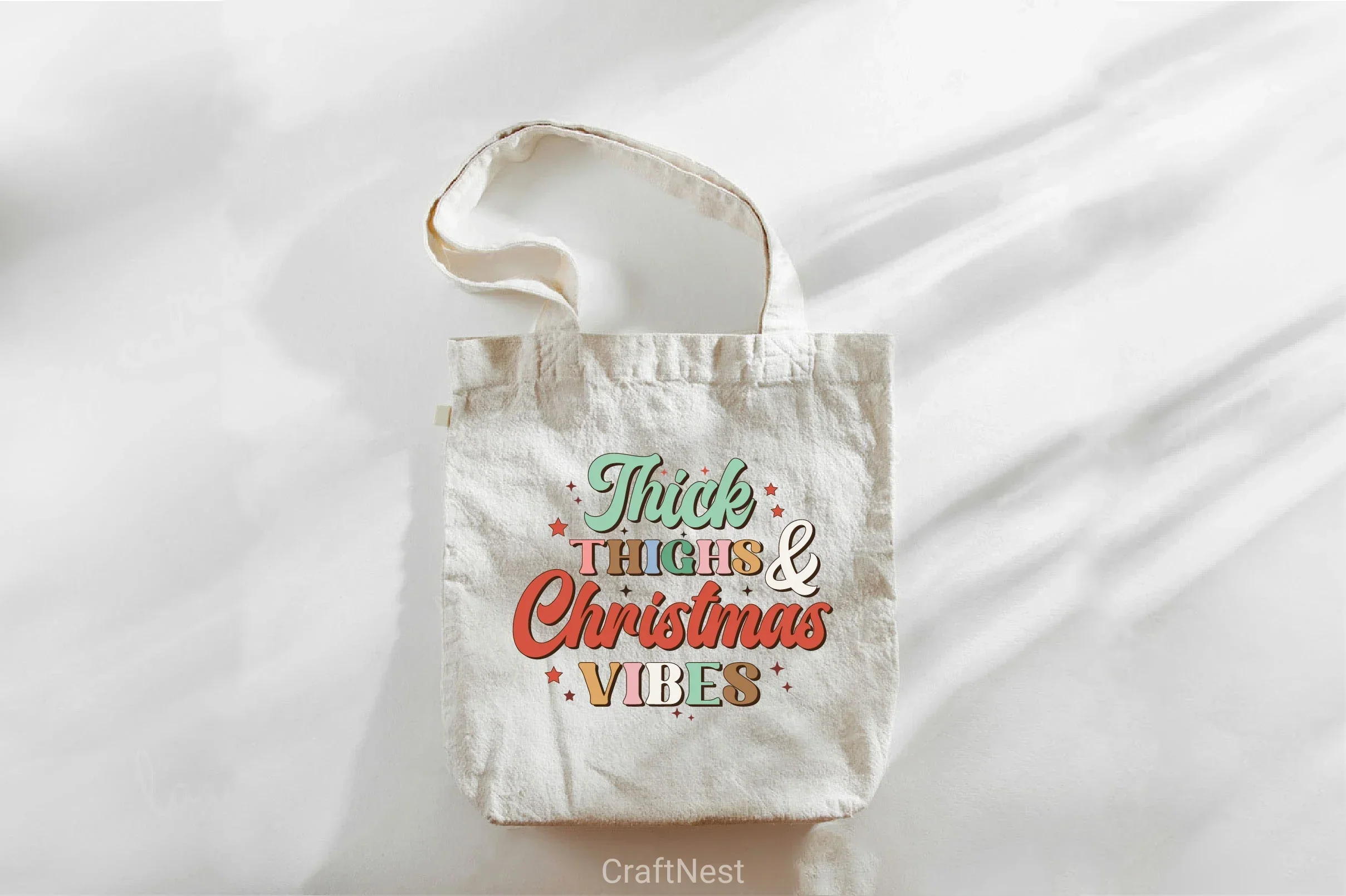 Thick Thighs & Christmas Vibes SVG Bundle - Image 2