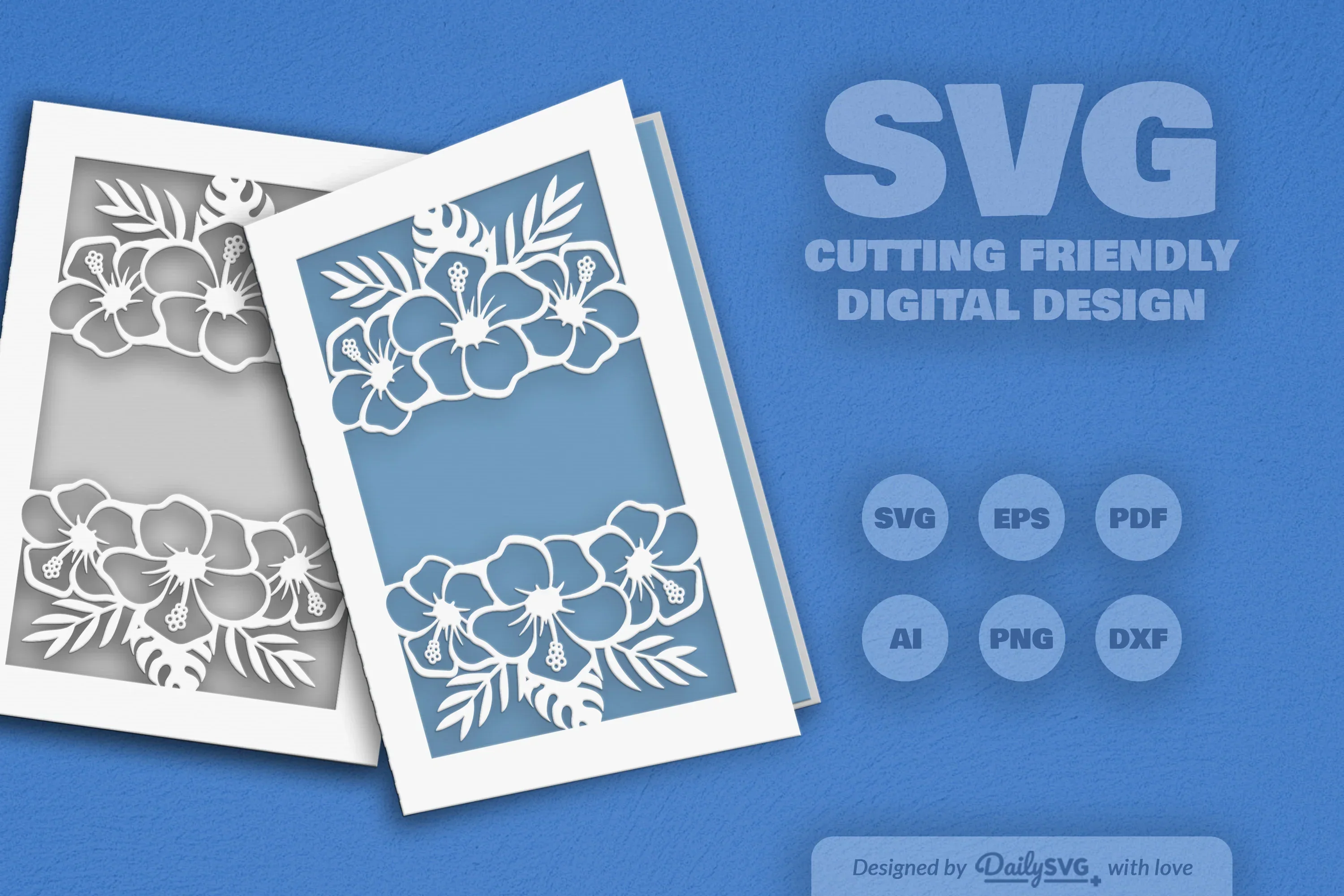 Tropical Floral SVG Bundle for Creative Designs - Image 4