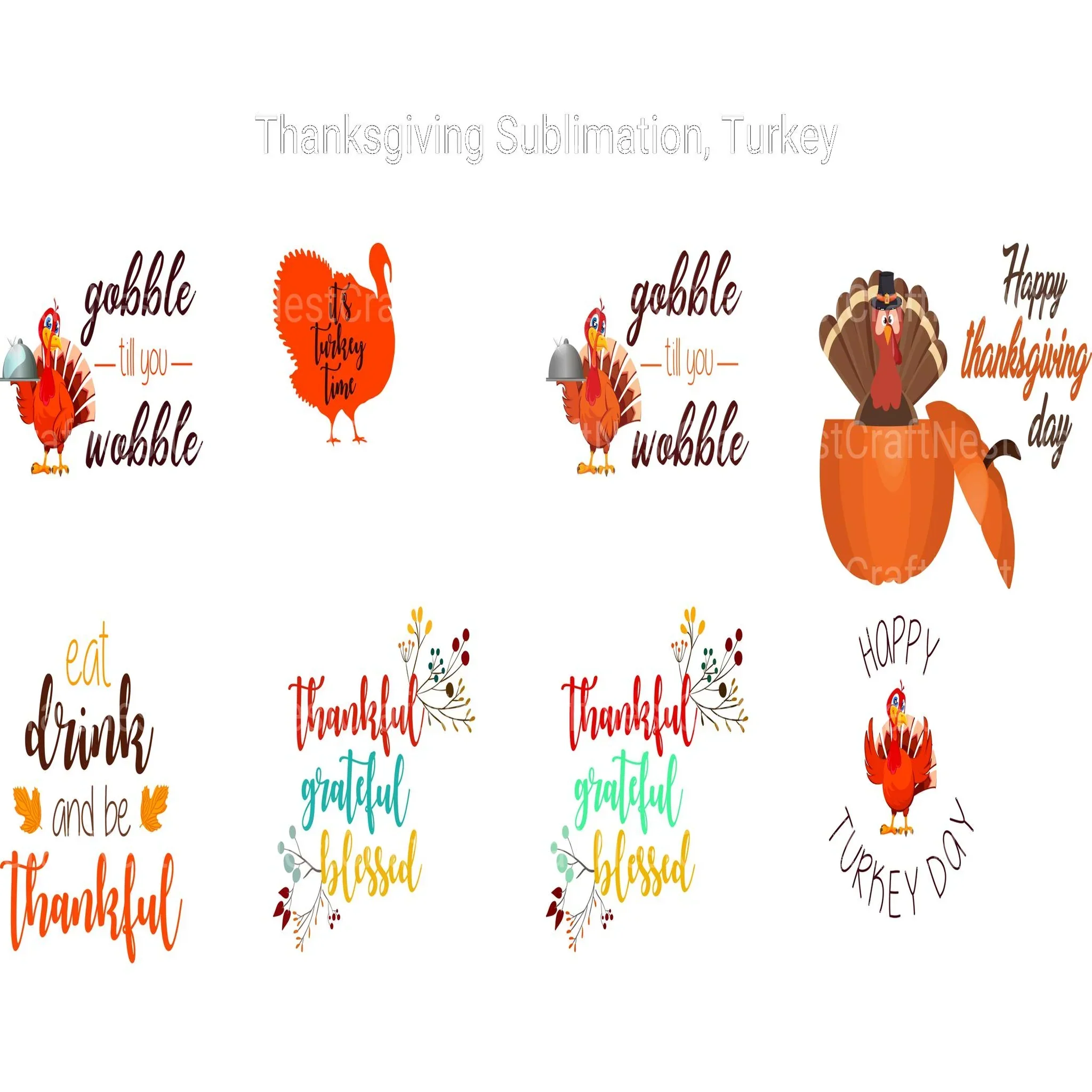 Turkey Thanksgiving SVG - Image 3