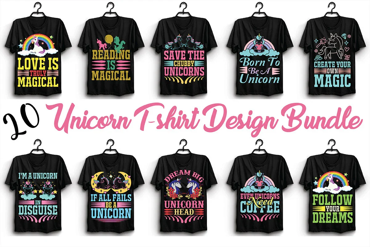 Unicorn T Shirt Bundle - Image 2
