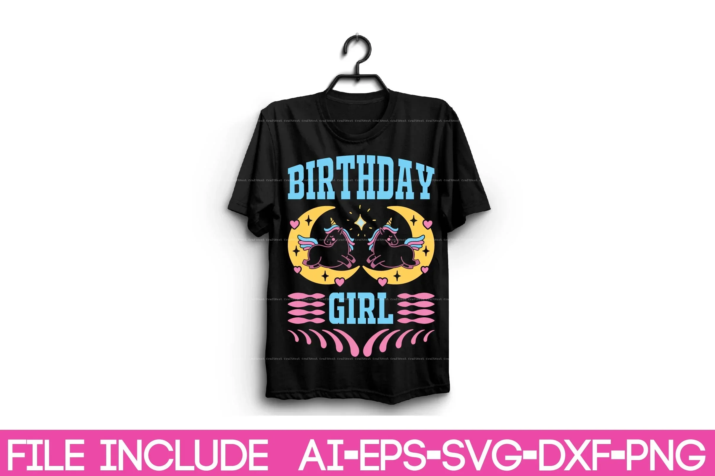Unicorn T-Shirt Design SVG Bundle - Image 11