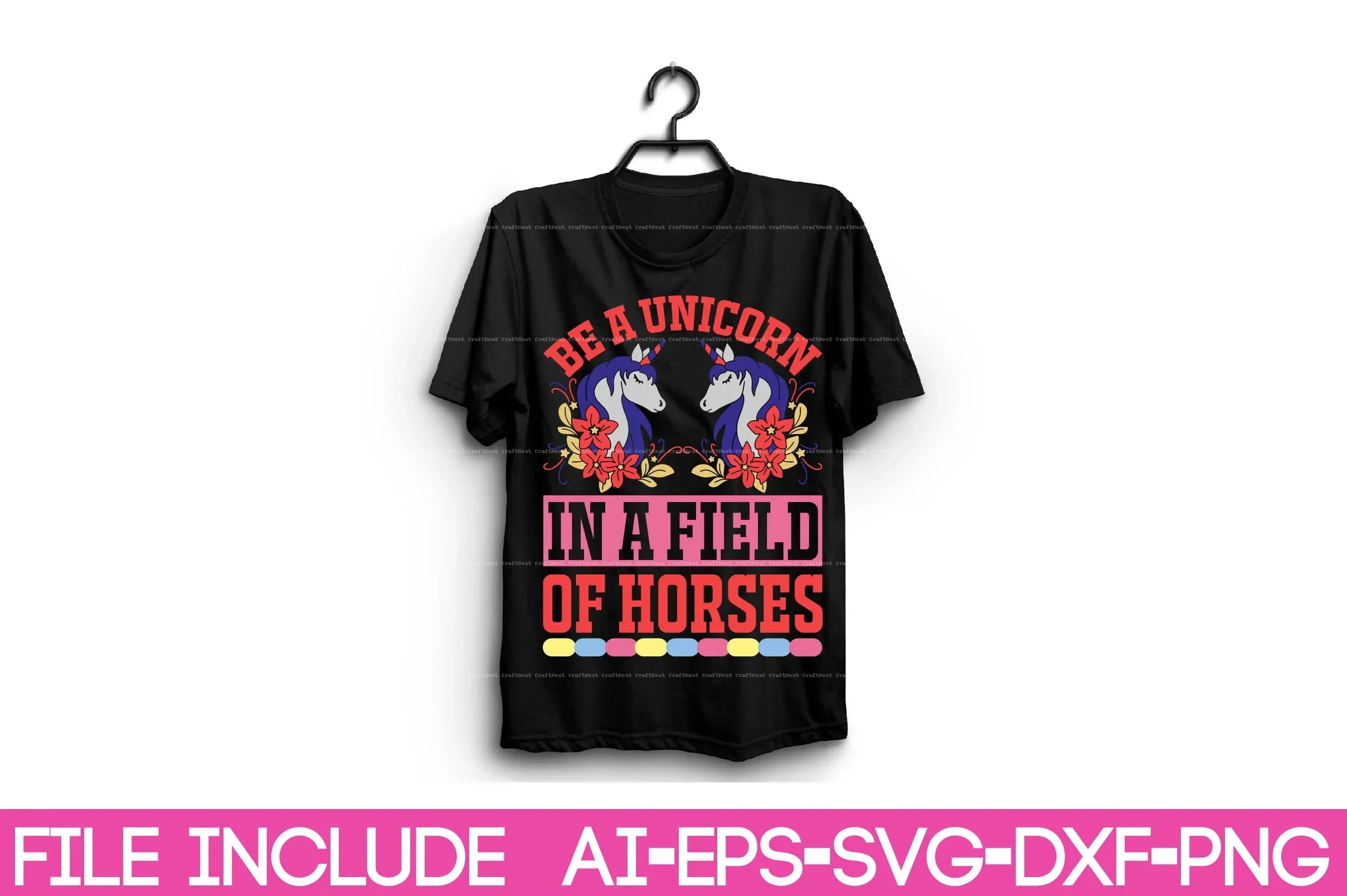 Unicorn T-Shirt Design SVG Bundle - Image 12