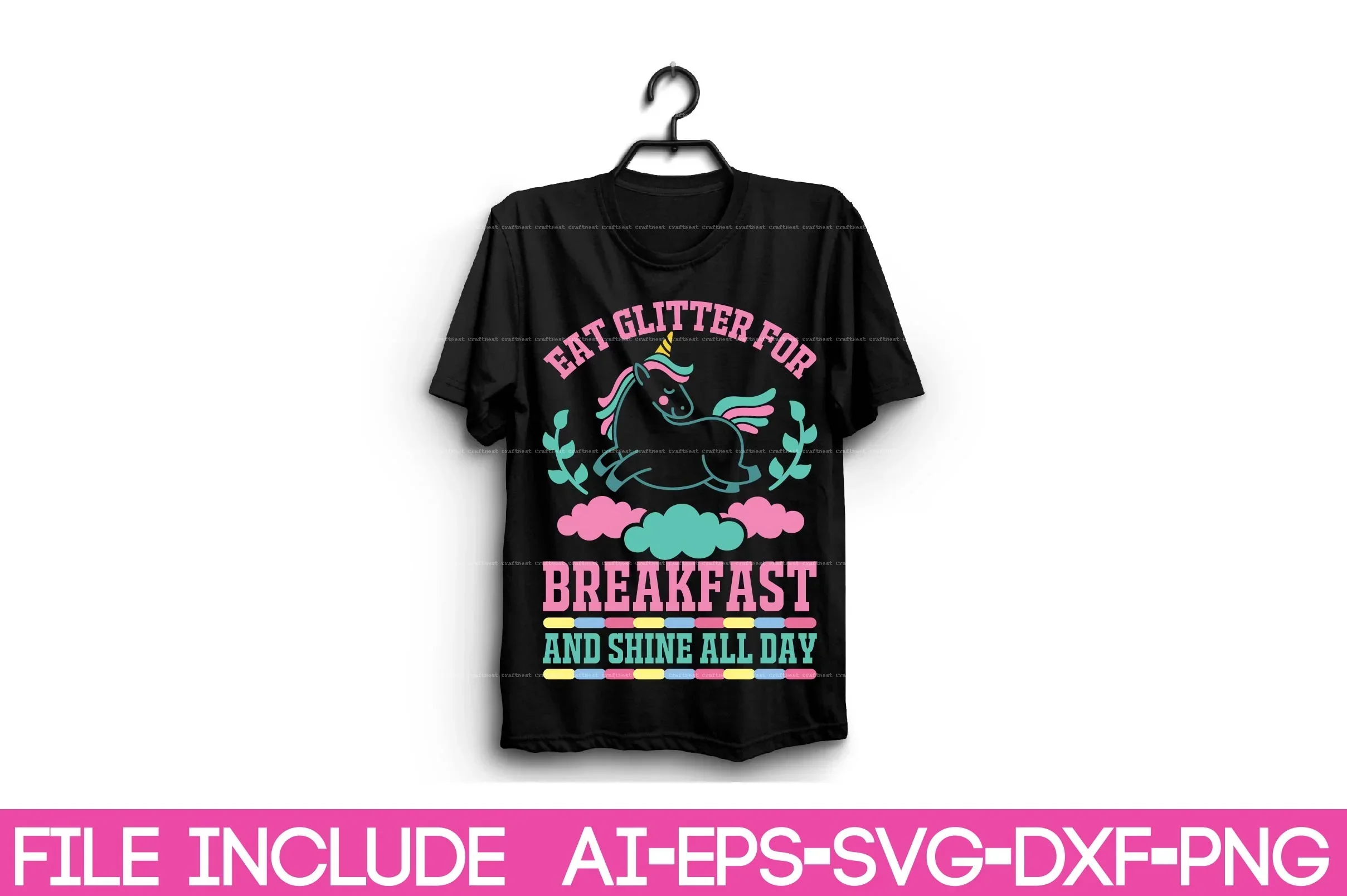 Unicorn T-Shirt Design SVG Bundle - Image 13