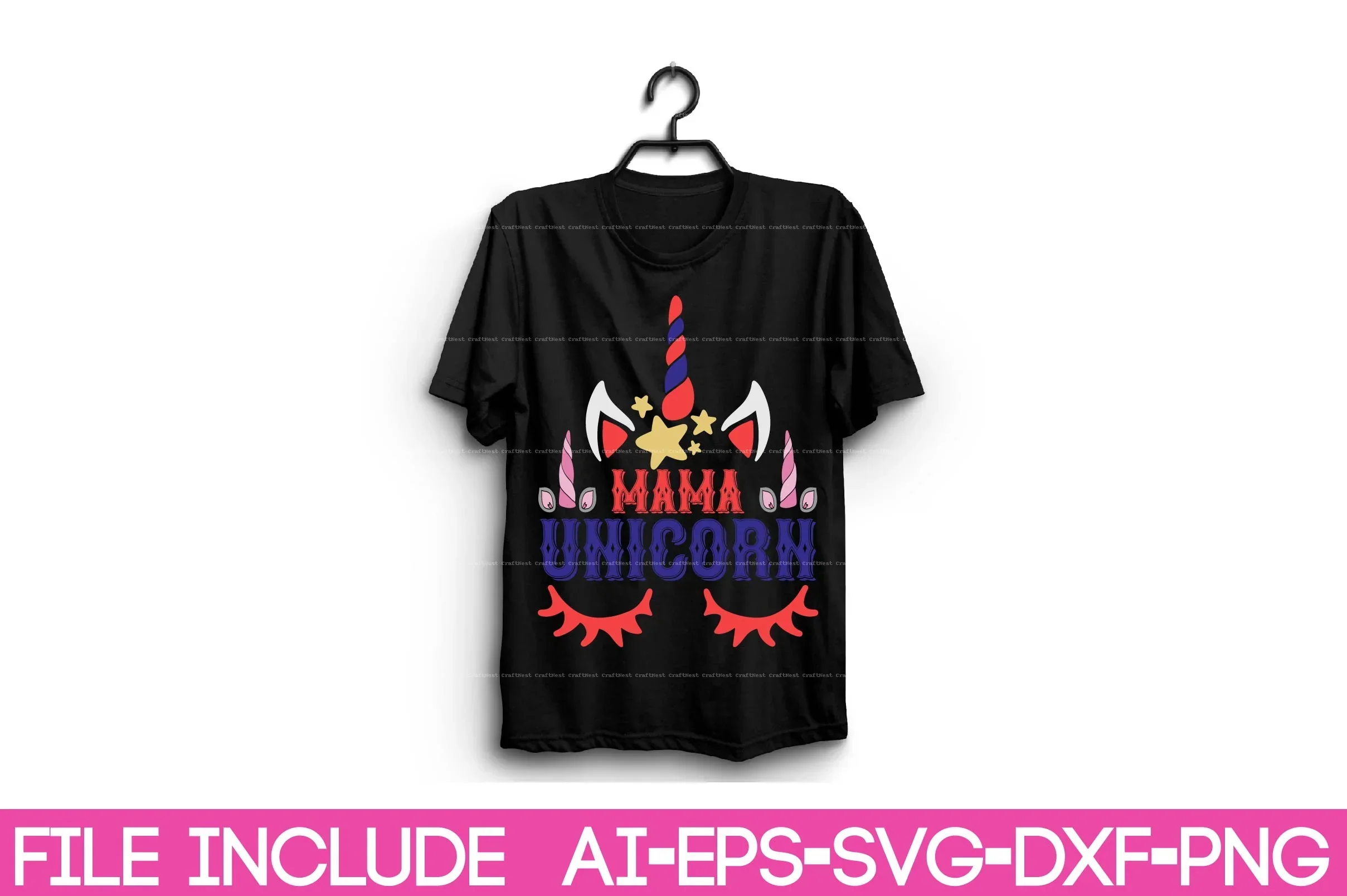 Unicorn T-Shirt Design SVG Bundle - Image 6