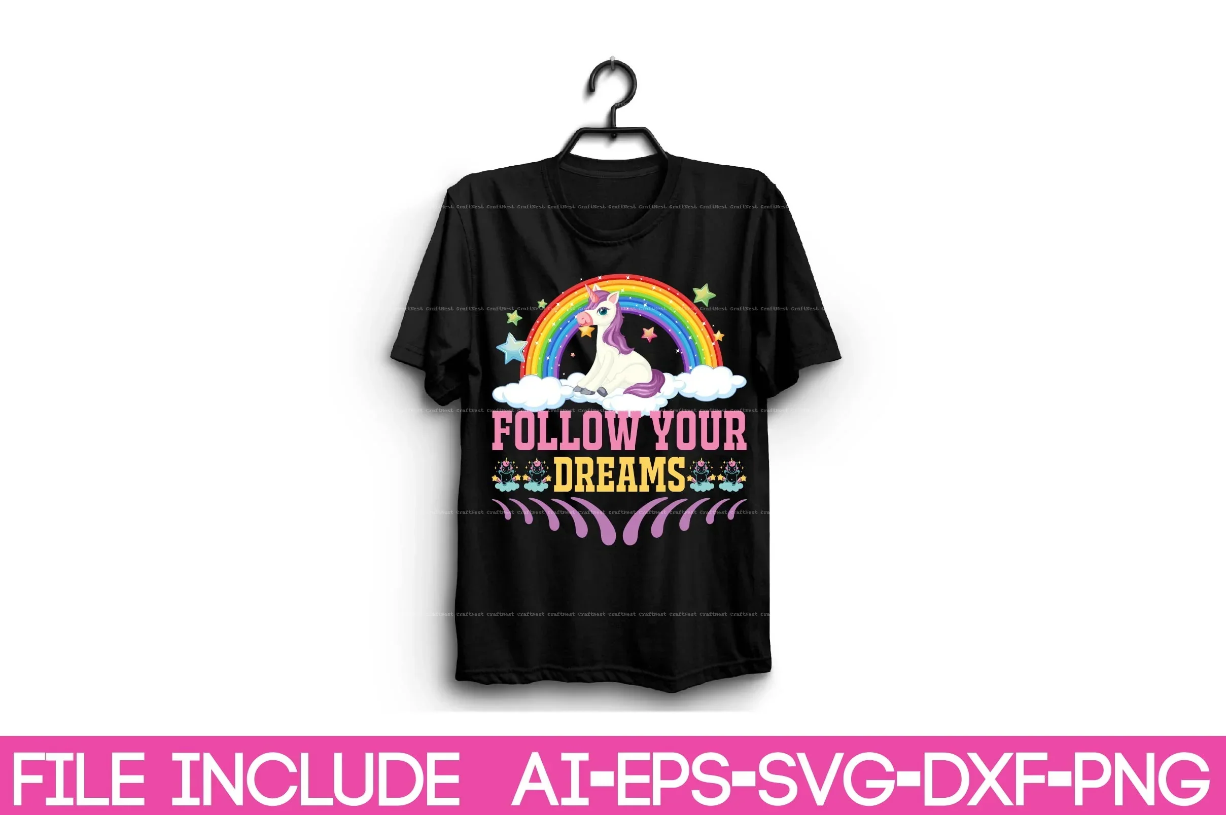 Unicorn T-Shirt Design SVG Bundle - Image 7
