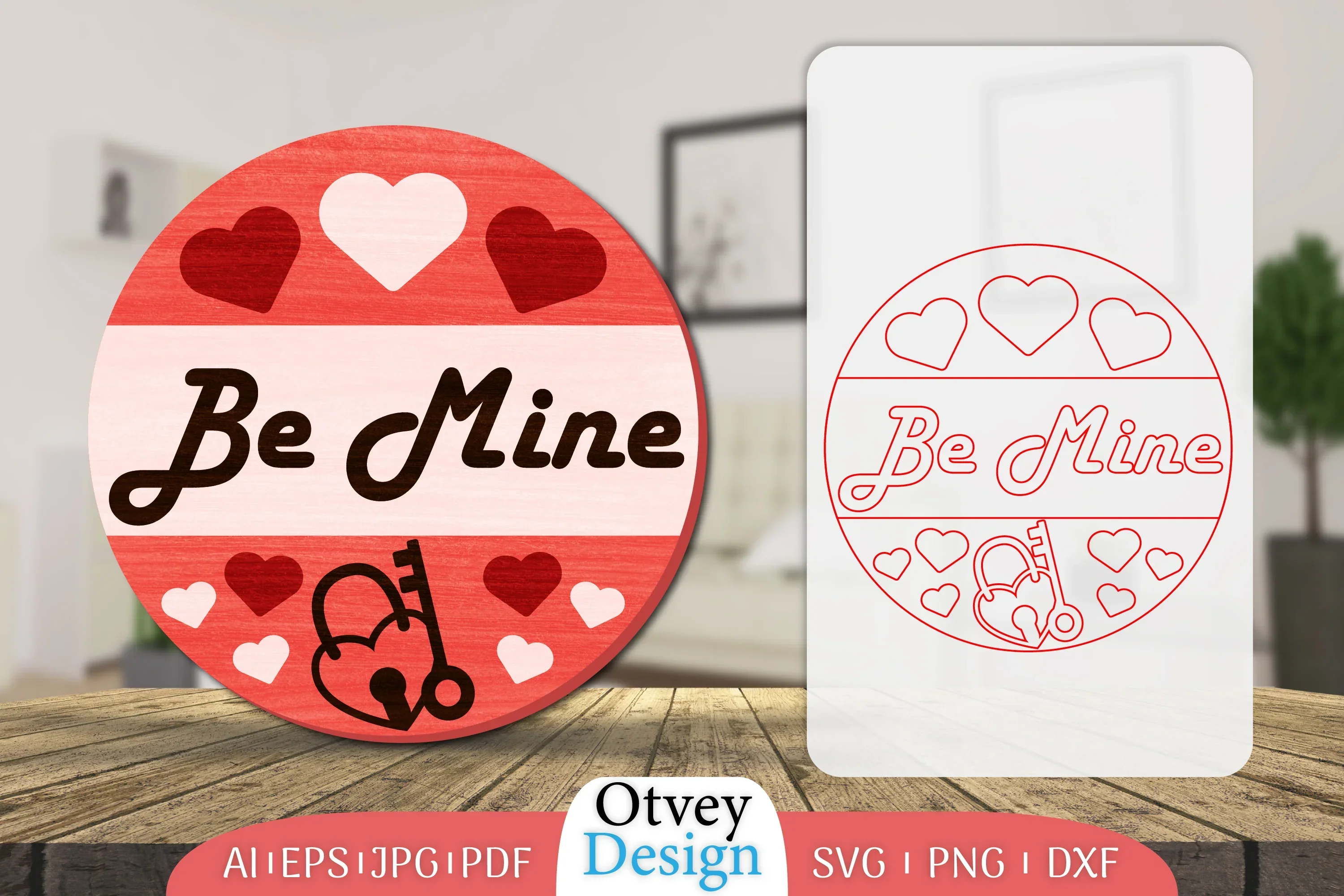 Valentine Door Welcome Sign SVG Bundle
