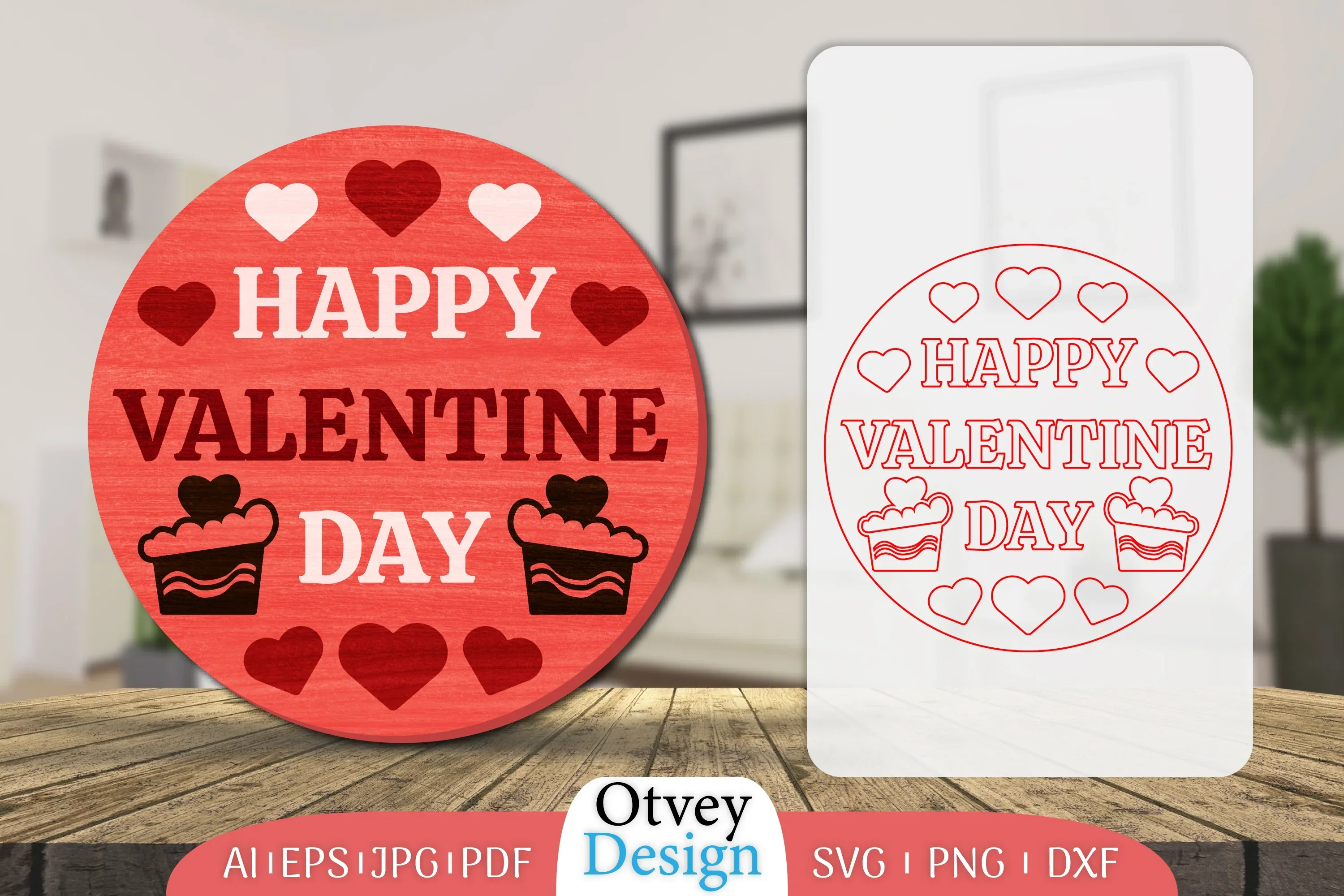 Valentine Door Welcome Sign SVG Bundle