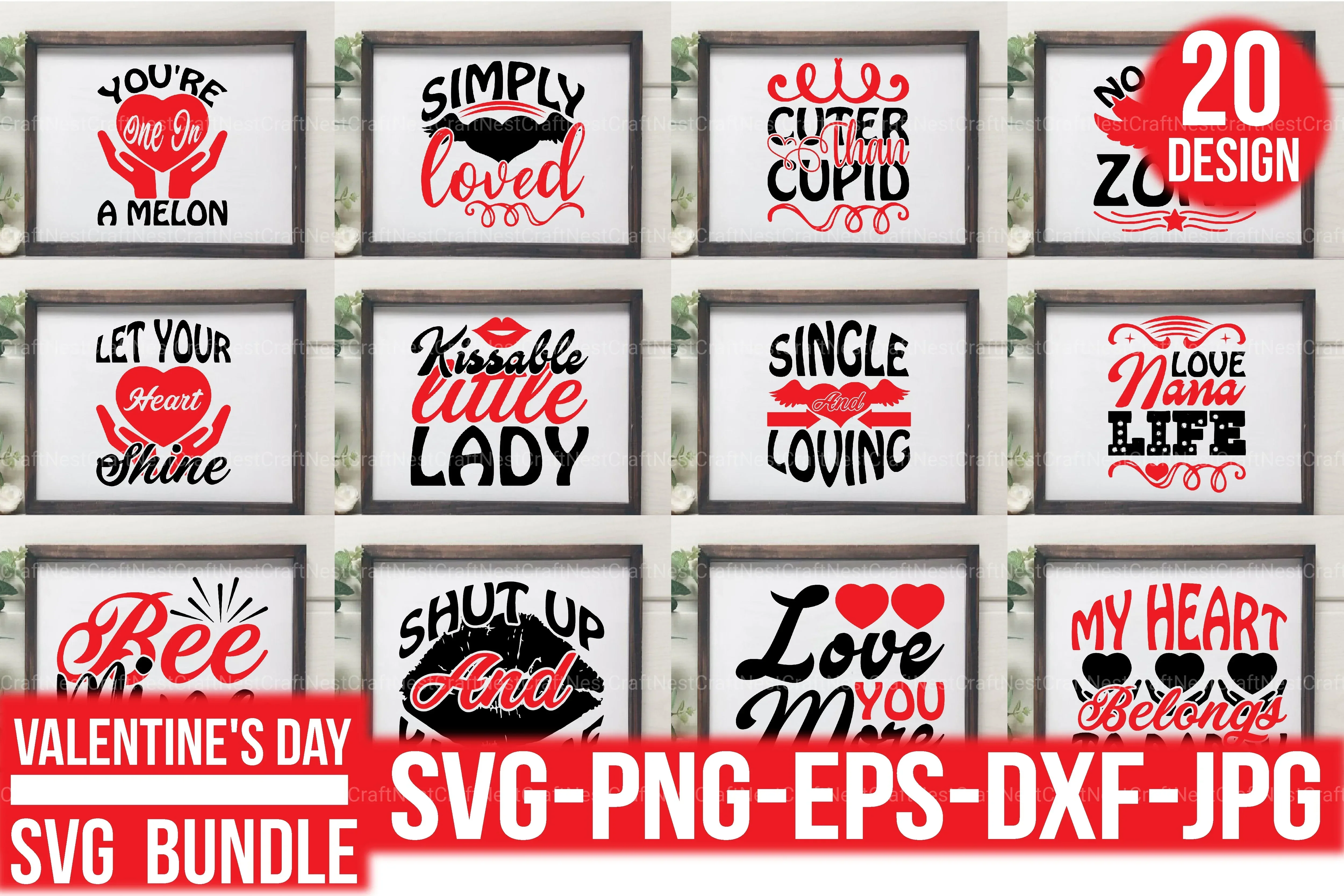 Valentine's Day Design Bundle - Image 2