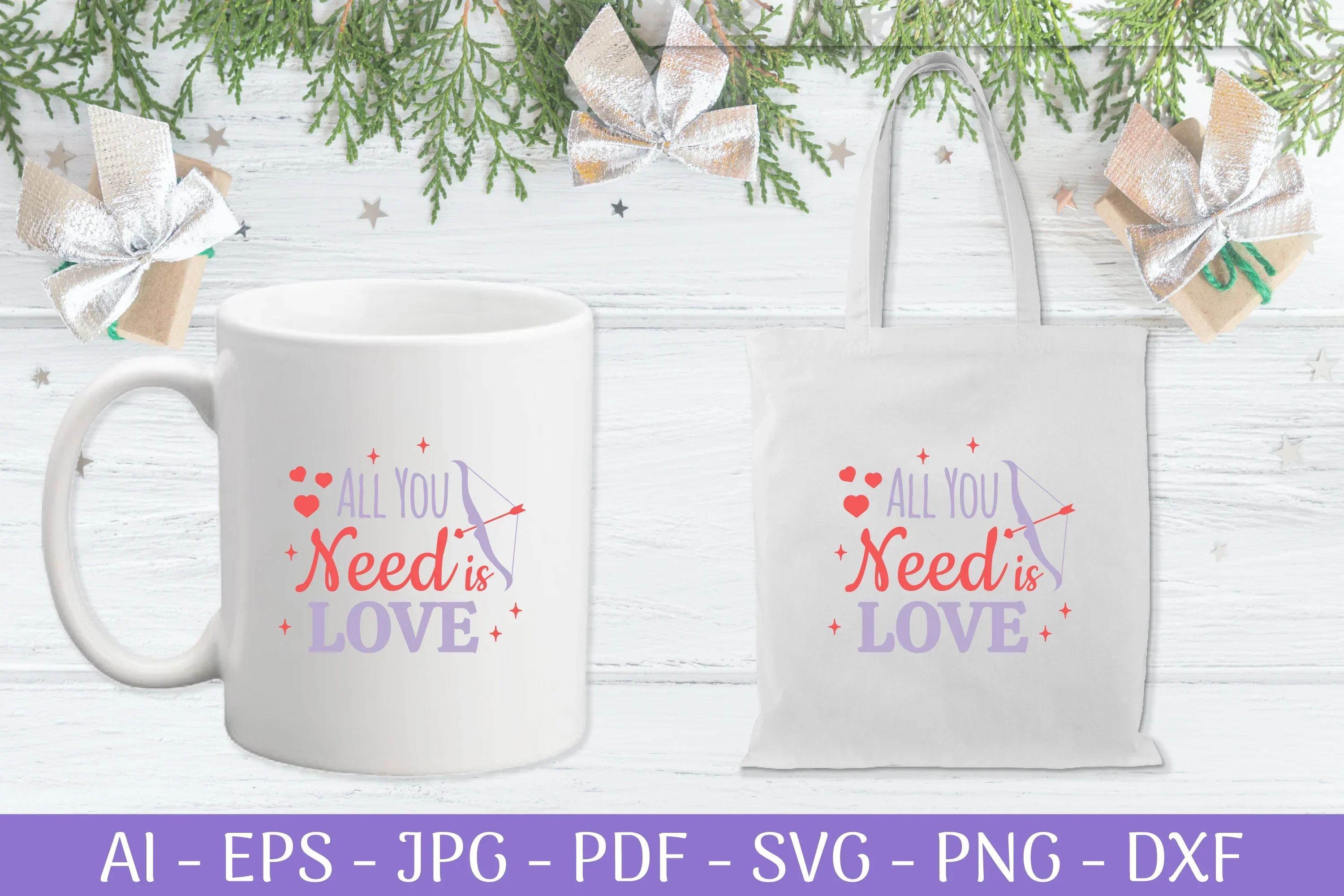 Valentine's Day Sign SVG Bundle - Image 2