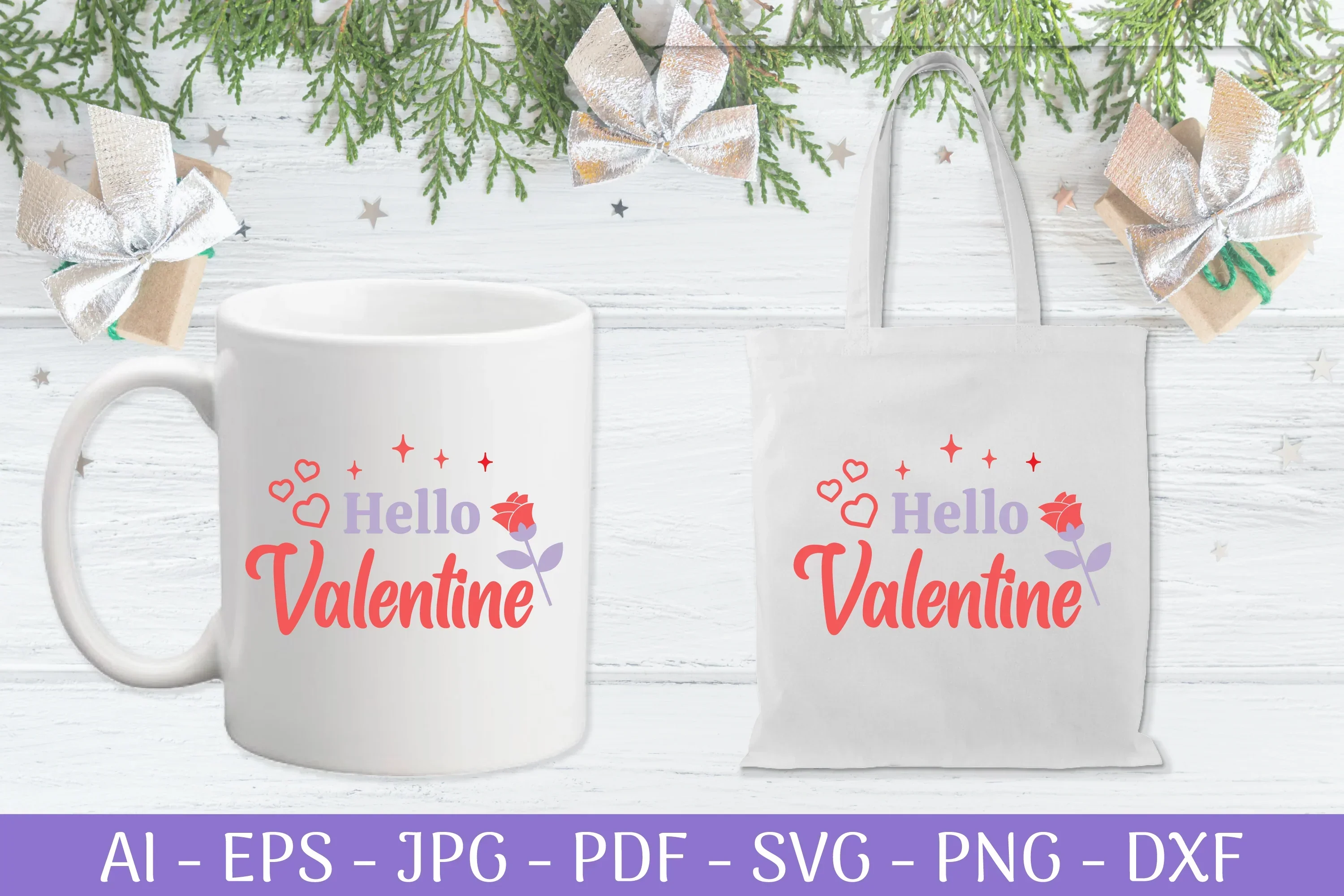 Valentine's Day Sign SVG Bundle - Image 2