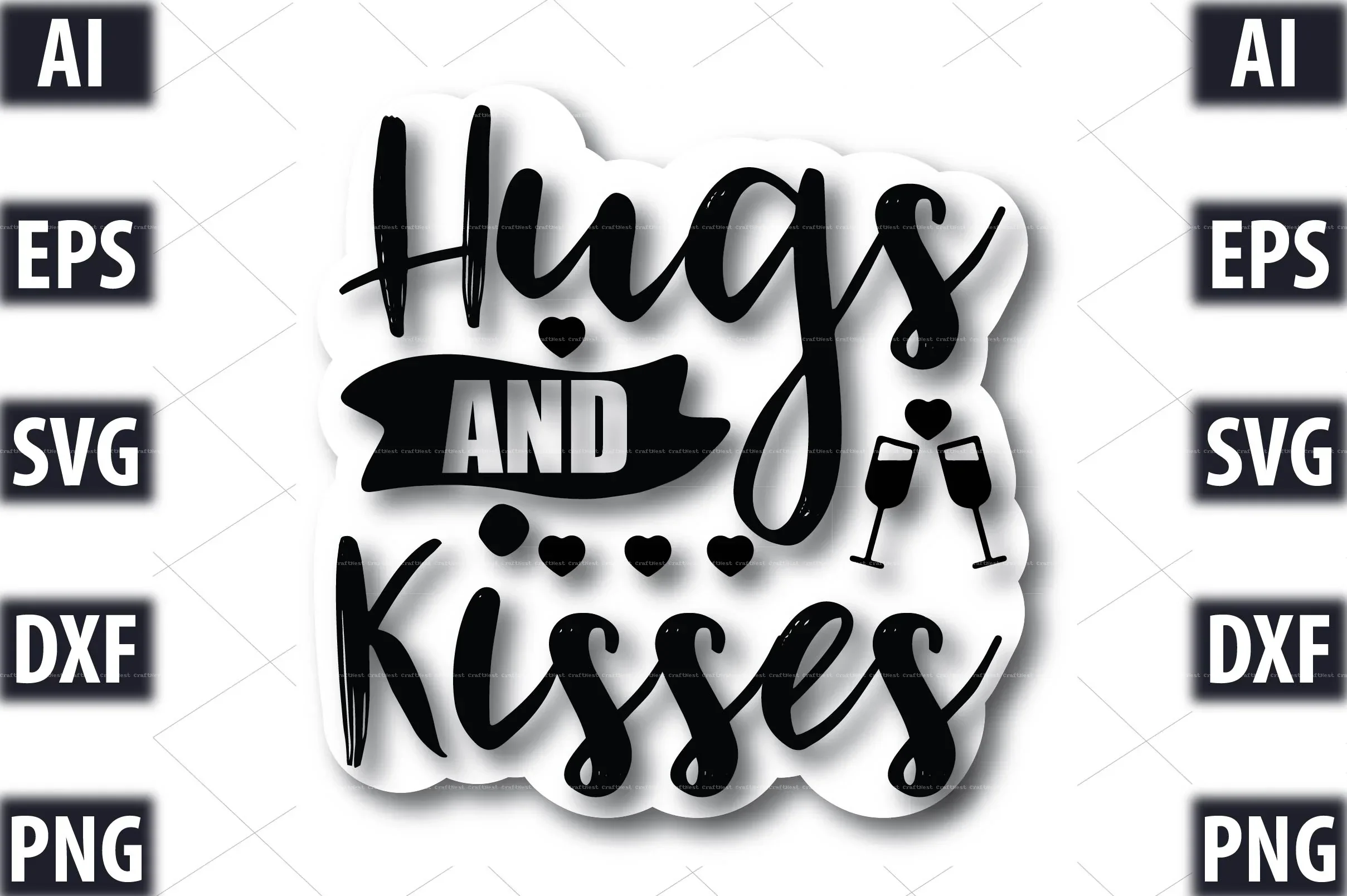 Valentine's Day Stitcher SVG Bundle - Image 14