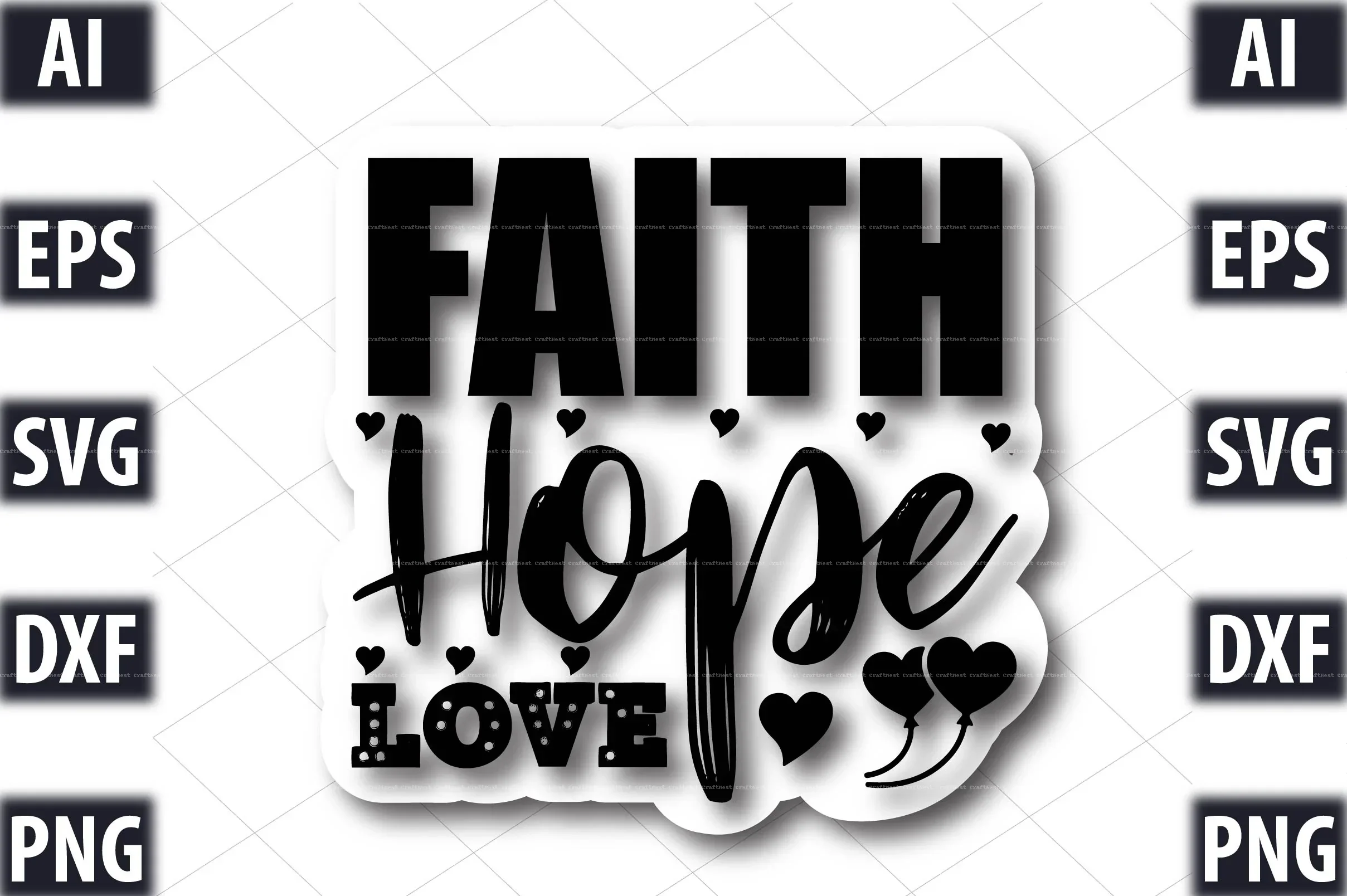 Valentine's Day Stitcher SVG Bundle - Image 7