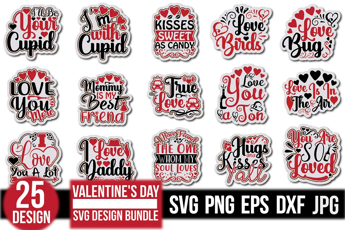 Valentine's Day SVG Bundle - Image 3