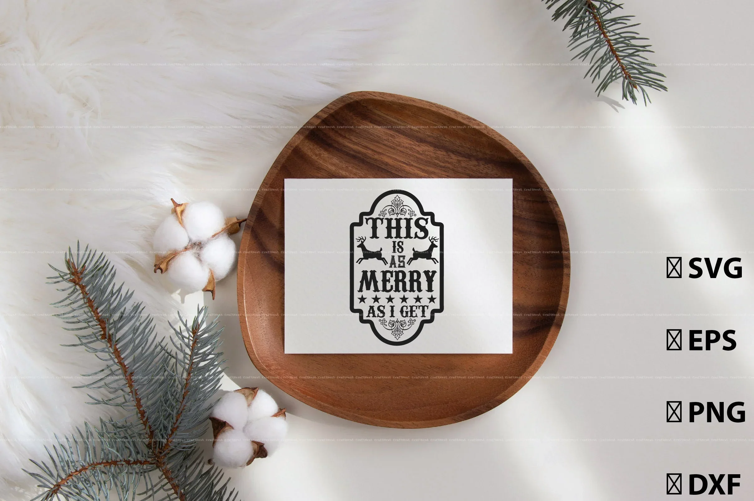 Vintage Christmas SVG Bundle - Image 4