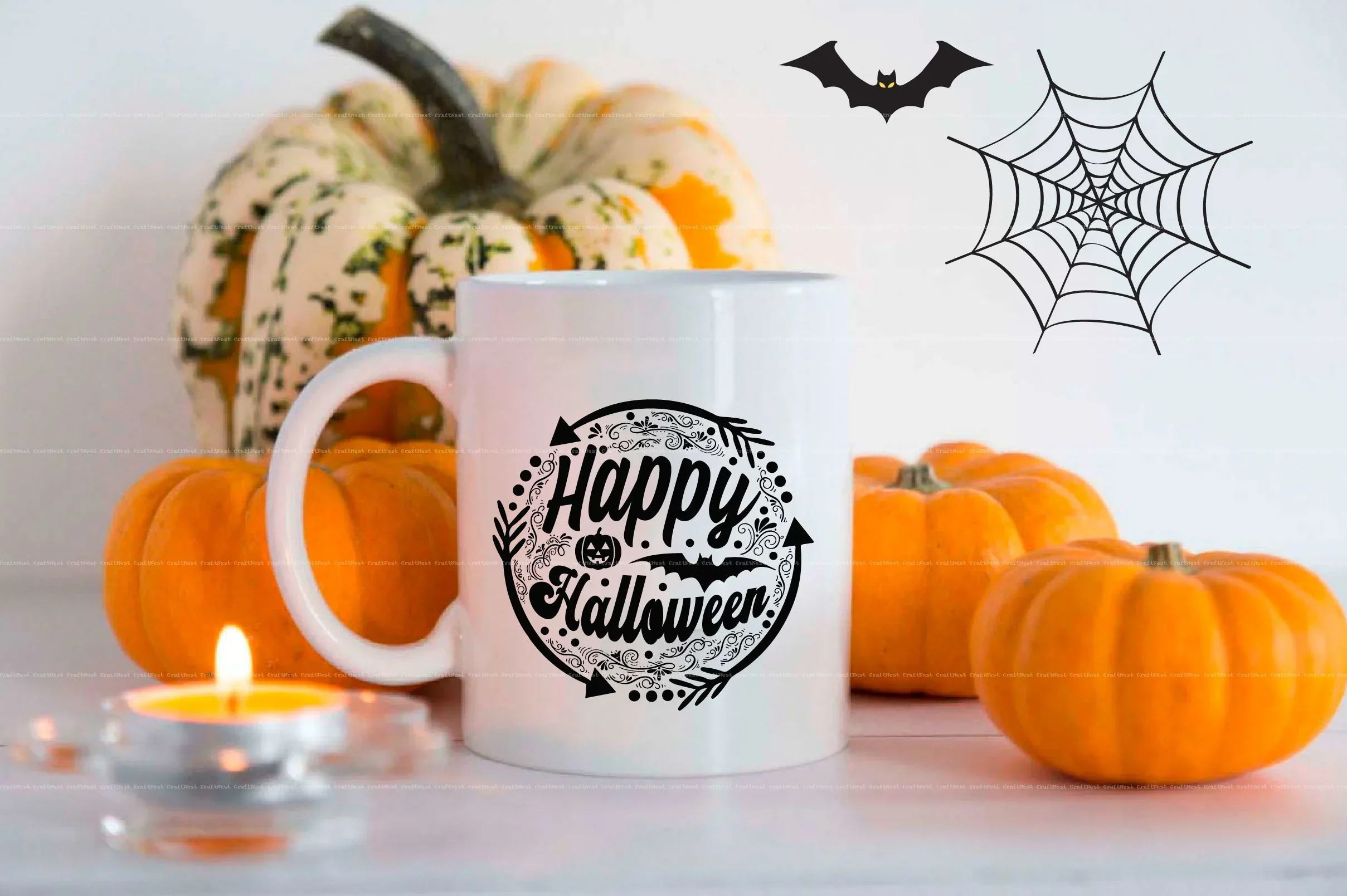Vintage Halloween Design SVG Bundle - Image 4