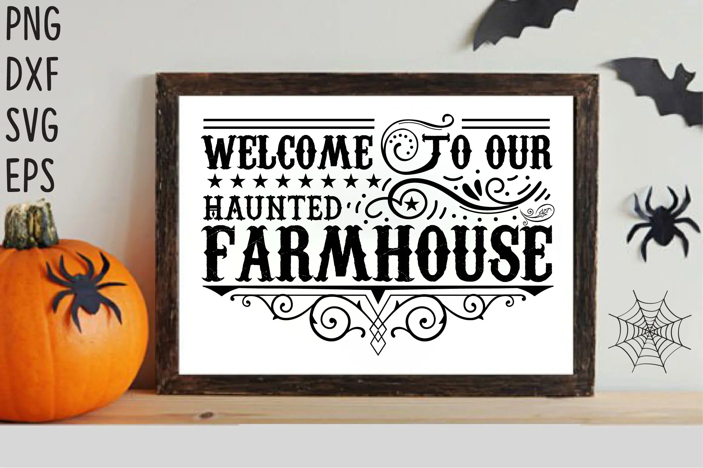 Vintage Halloween Sign SVG Bundle - Image 3