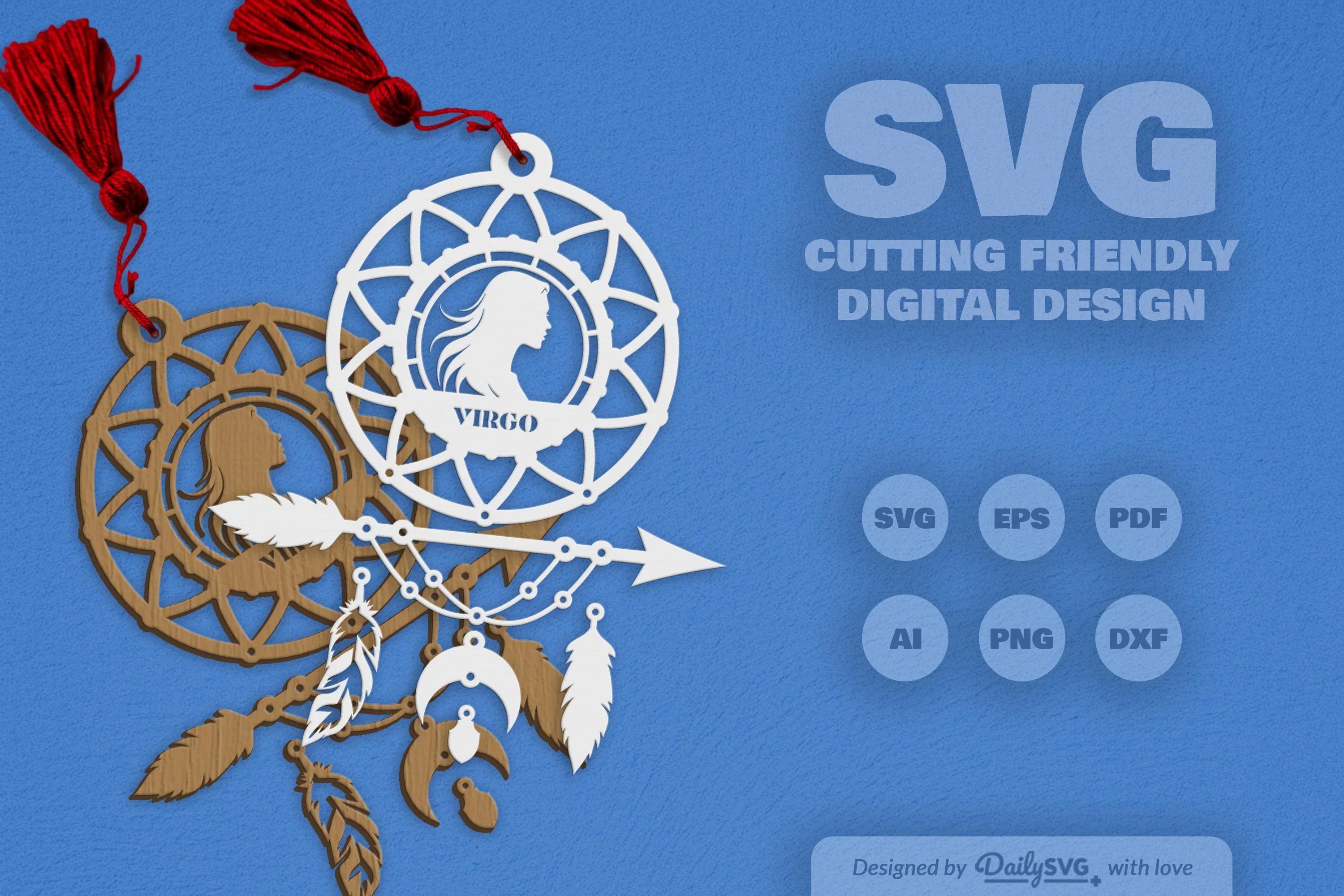 Virgo Dream Catcher Set SVG Bundle - Image 2