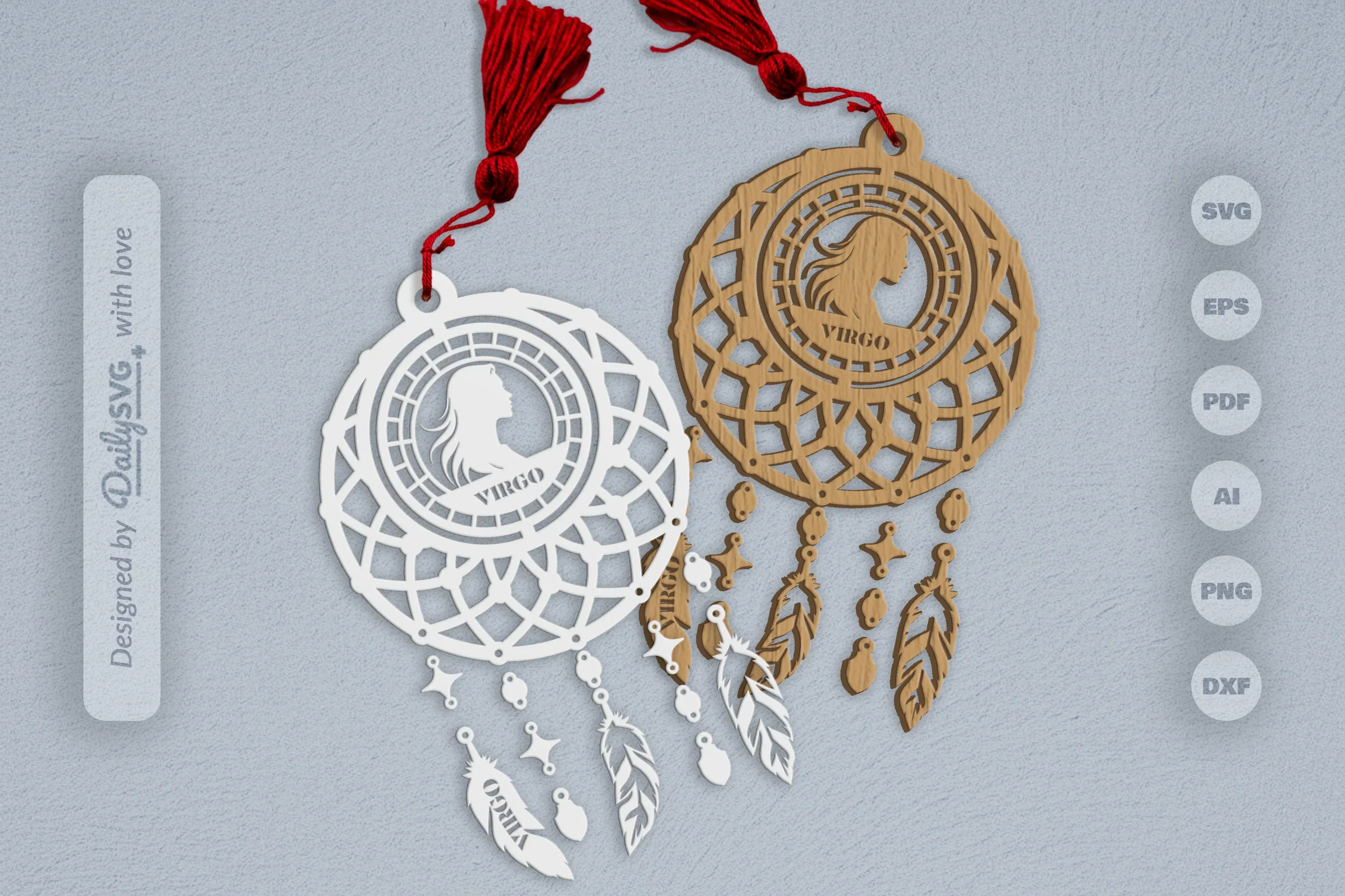 Virgo Dream Catcher Set SVG Bundle