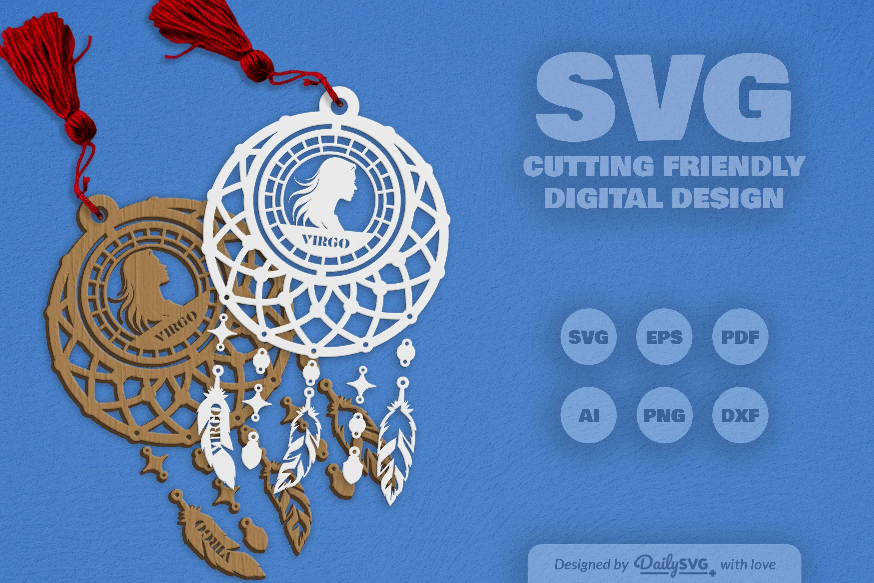 Virgo Dream Catcher Set SVG Bundle - Image 2