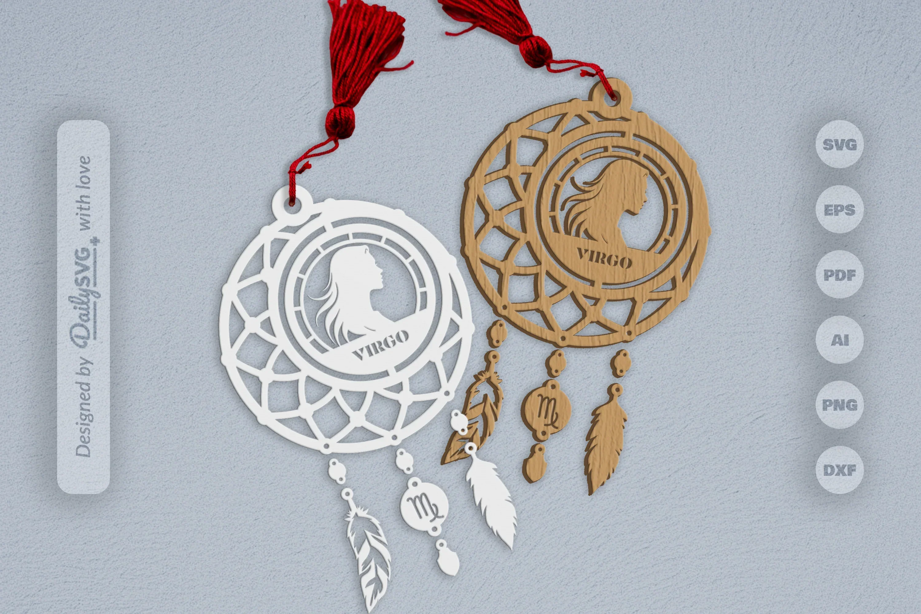 Virgo Dream Catcher Set SVG Bundle