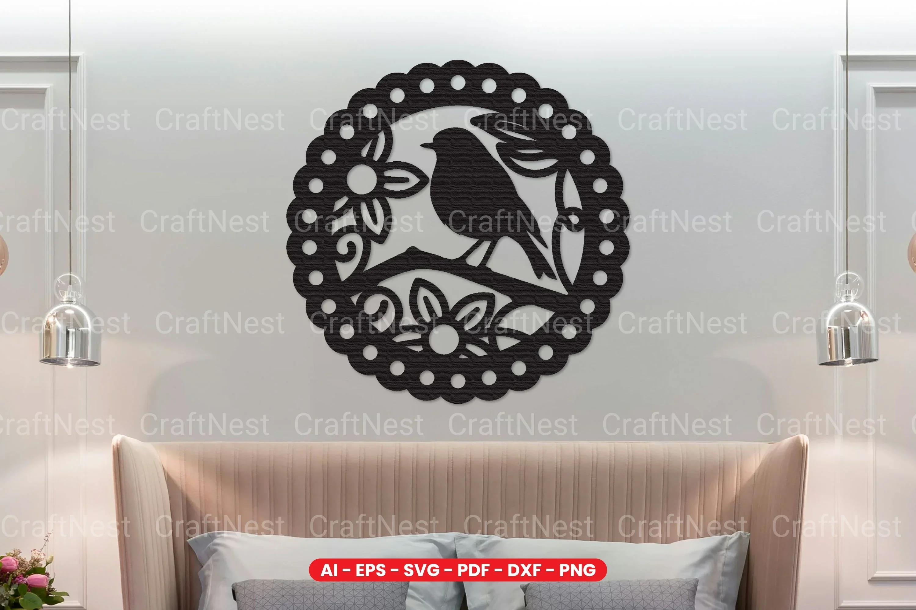 Wall Art Decoration Laser Cut SVG Bundle