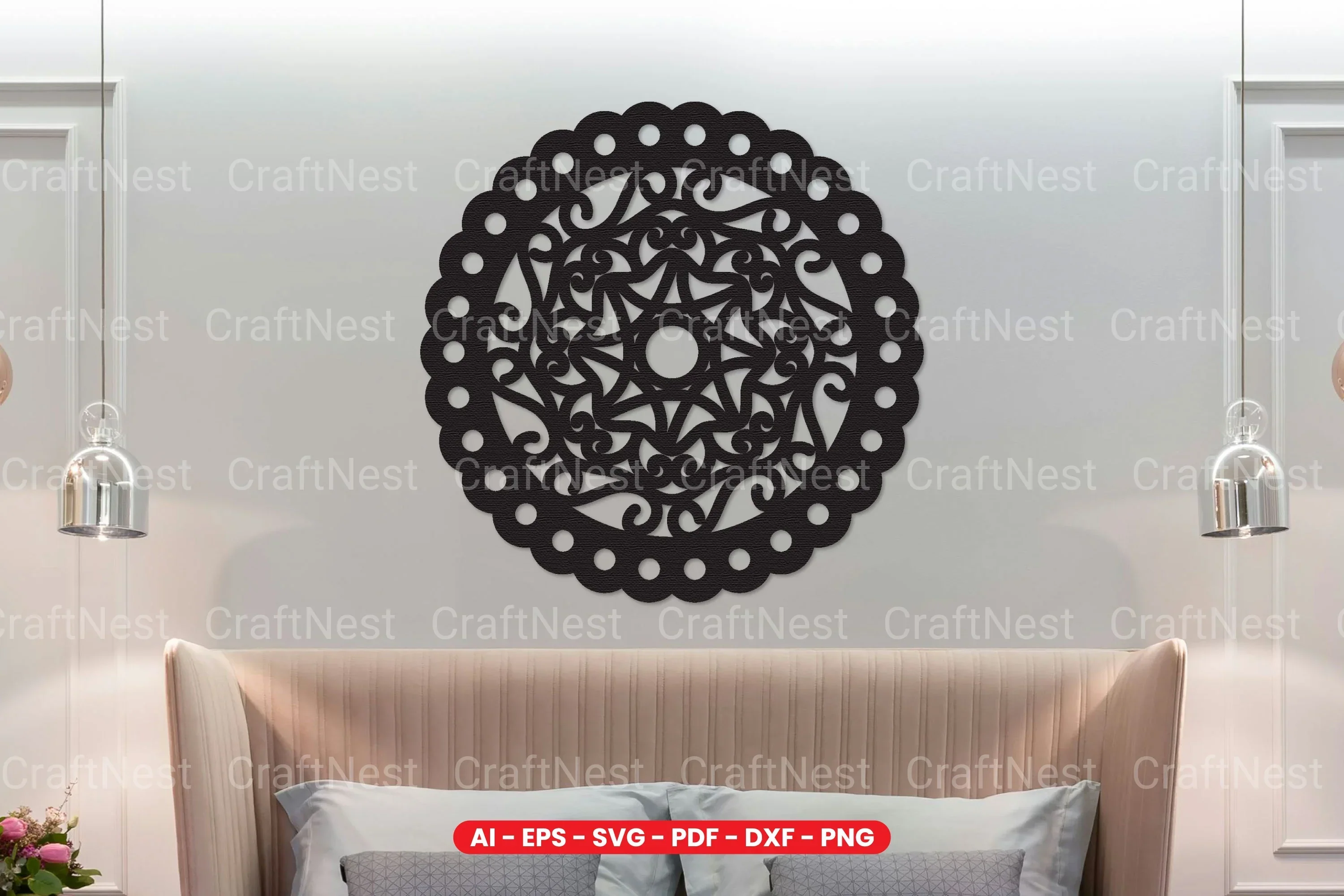Wall Art Decoration Laser Cut SVG Bundle