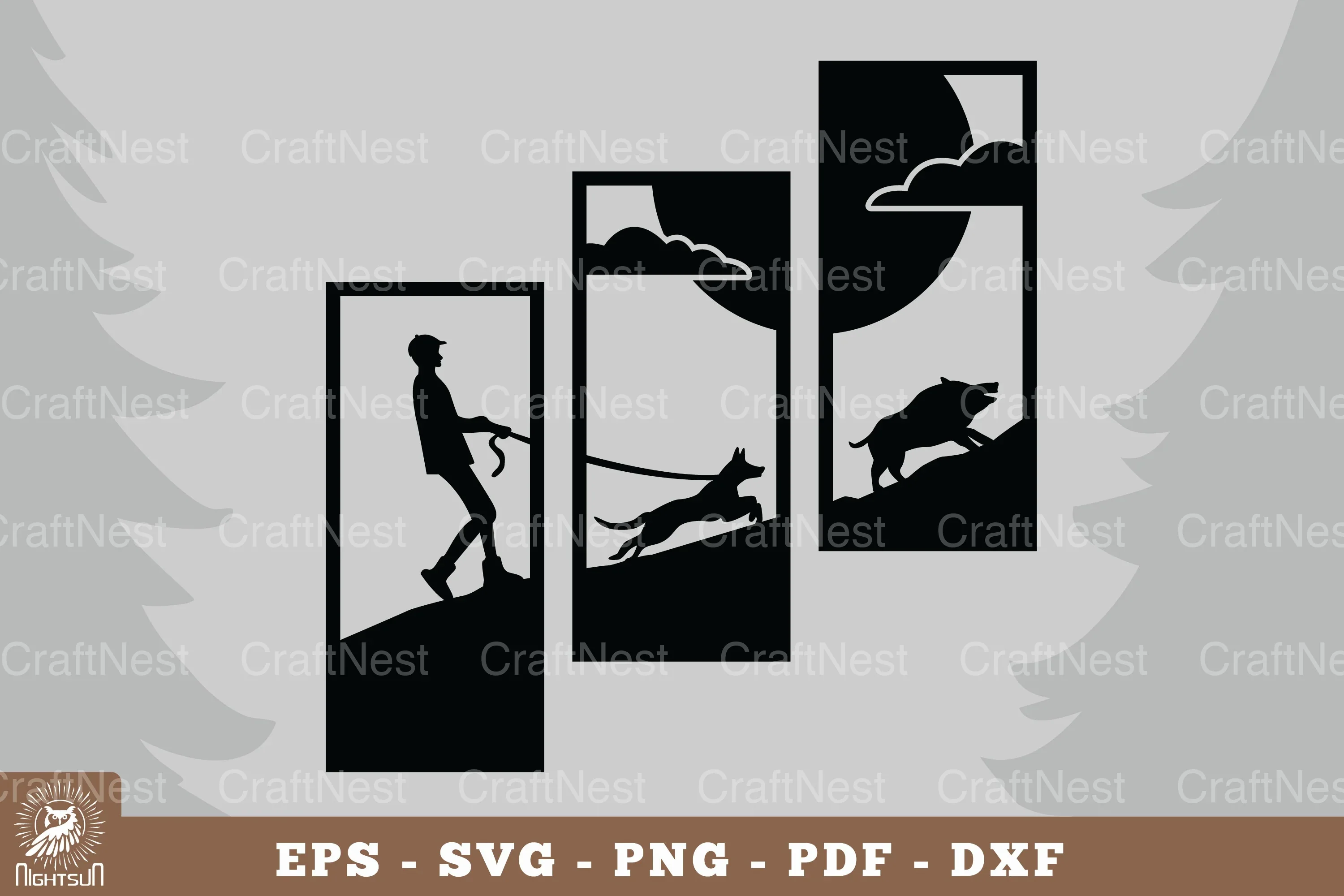 Wild Boar Hunting Home Decor SVG Bundle