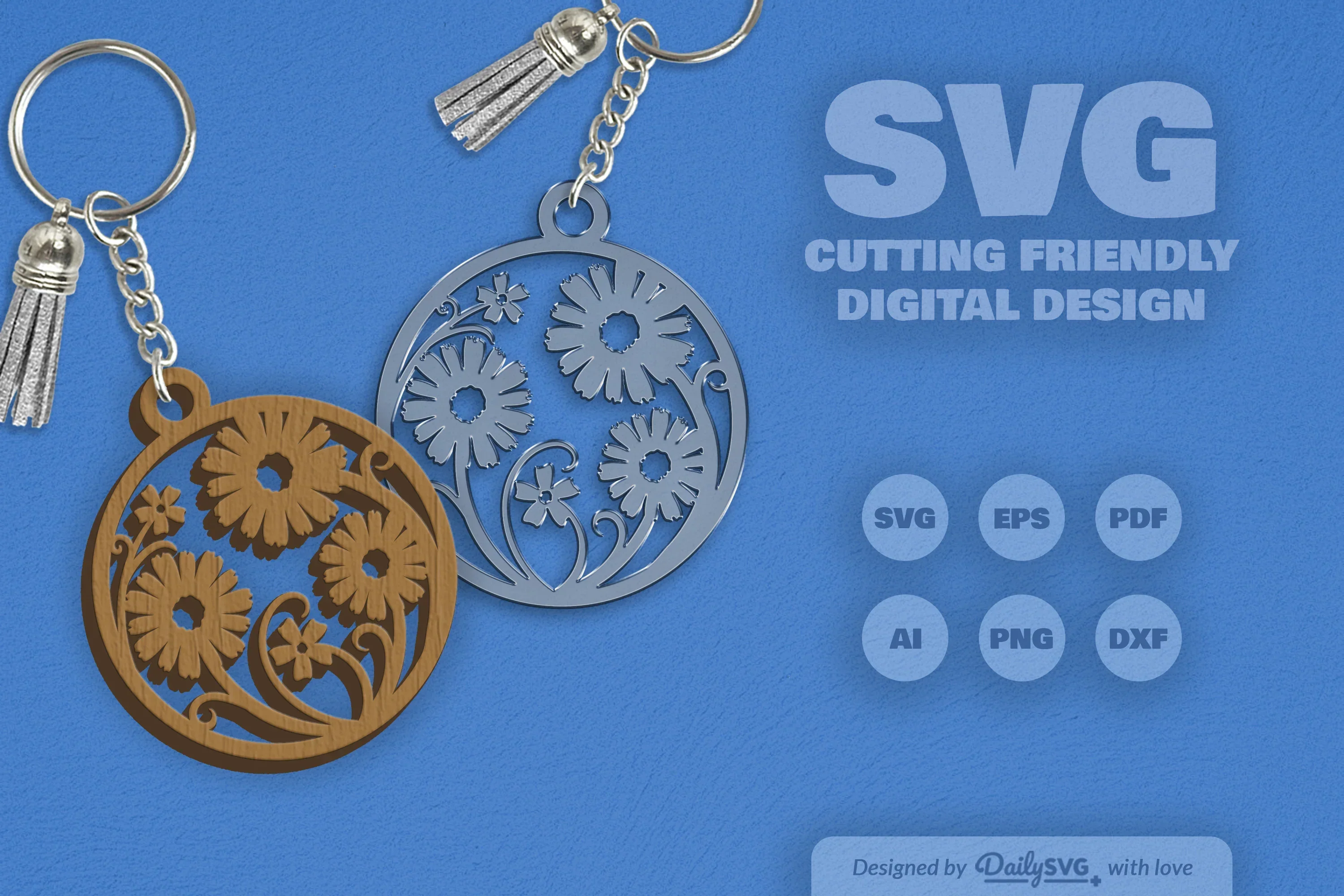 Wild Floral Round SVG Bundle - Image 2