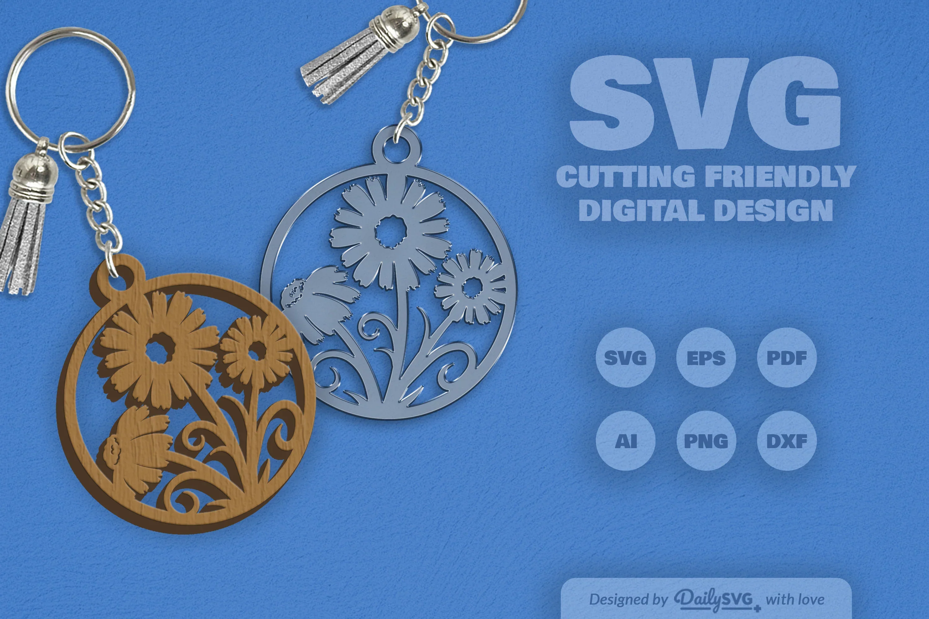 Wild Floral Round SVG Bundle - Image 2
