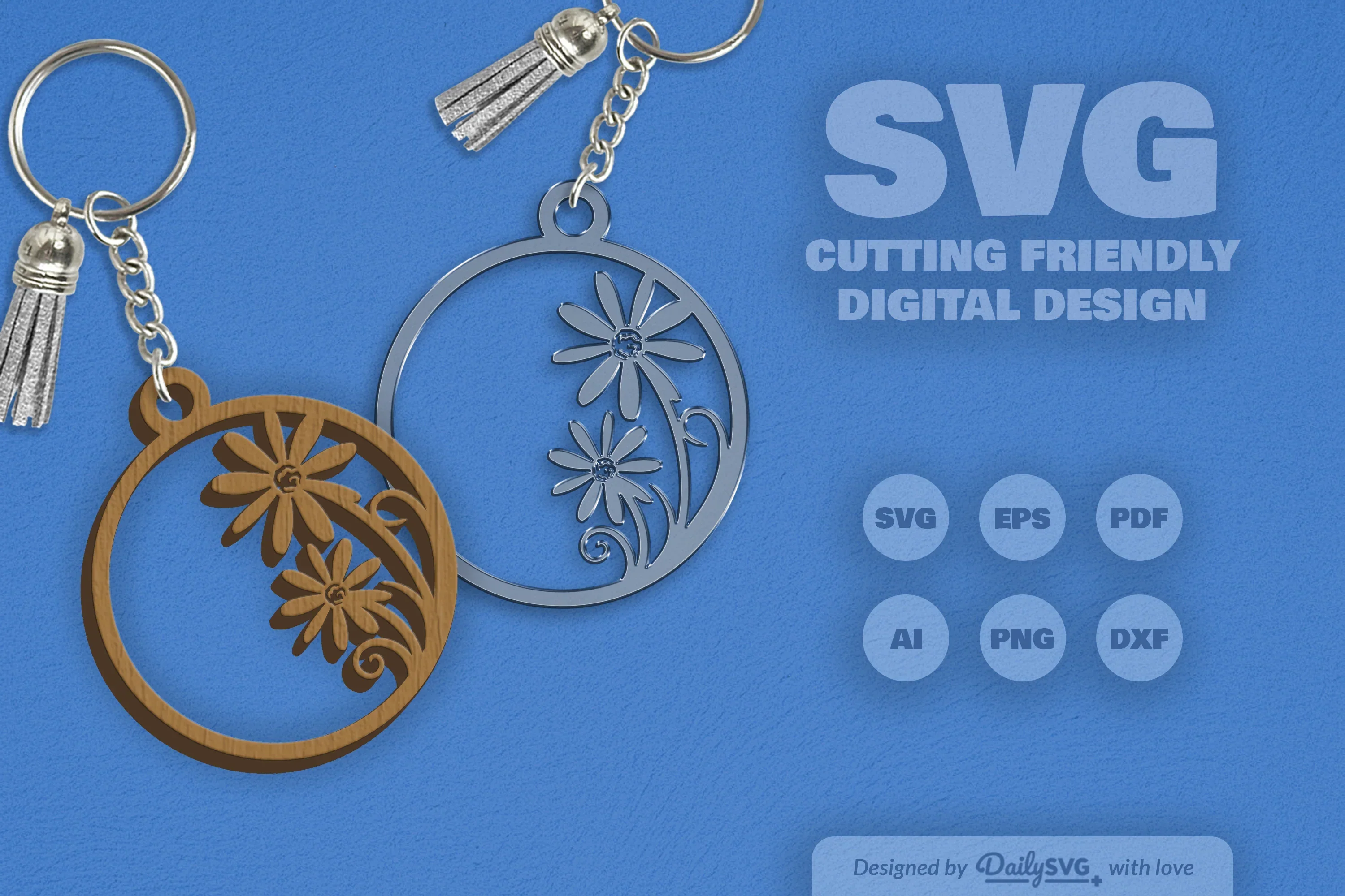 Wild Floral Round SVG Bundle - Image 2