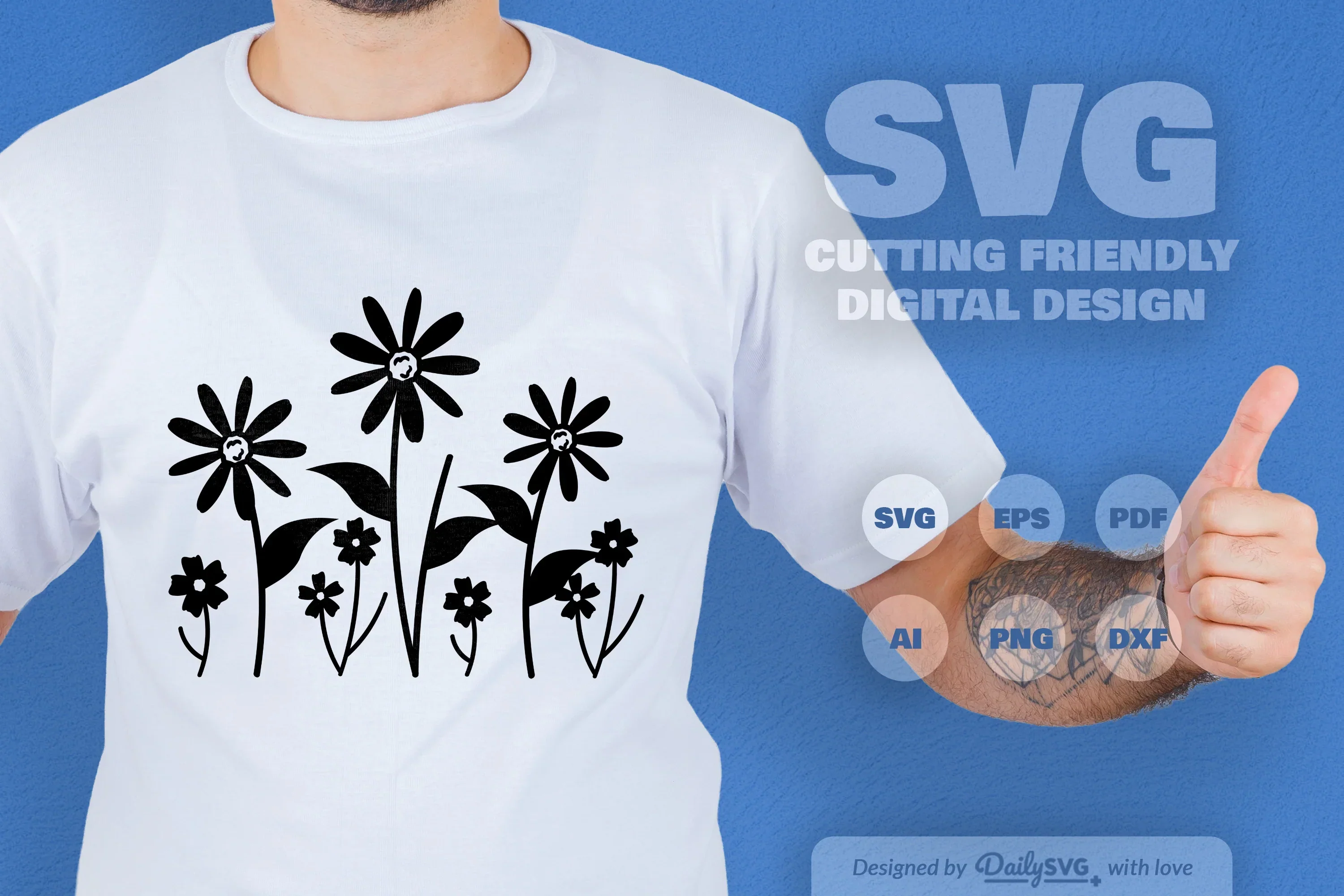 Wild Floral SVG Bundle for Creative Projects - Image 3