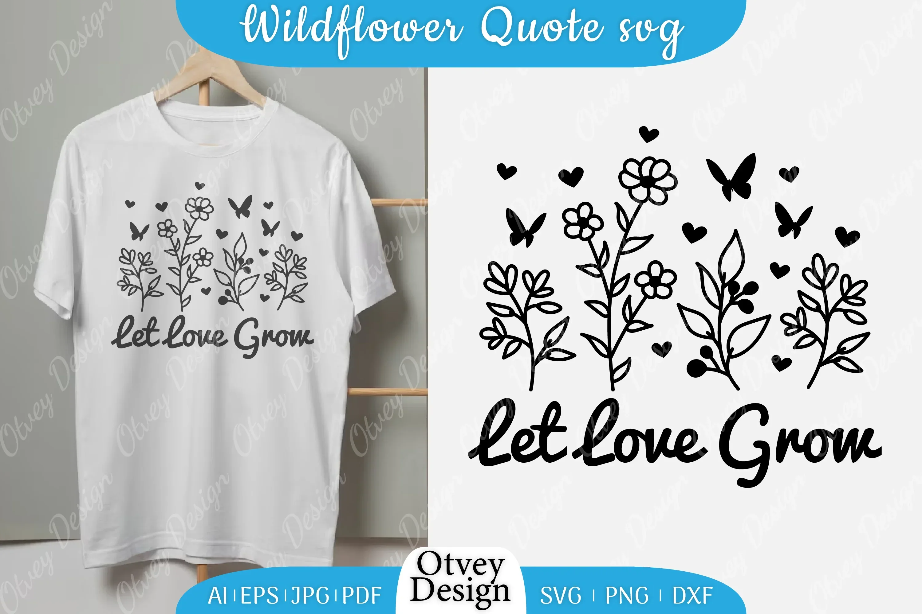 Wildflowers Quote Motivational Sayings SVG Bundle