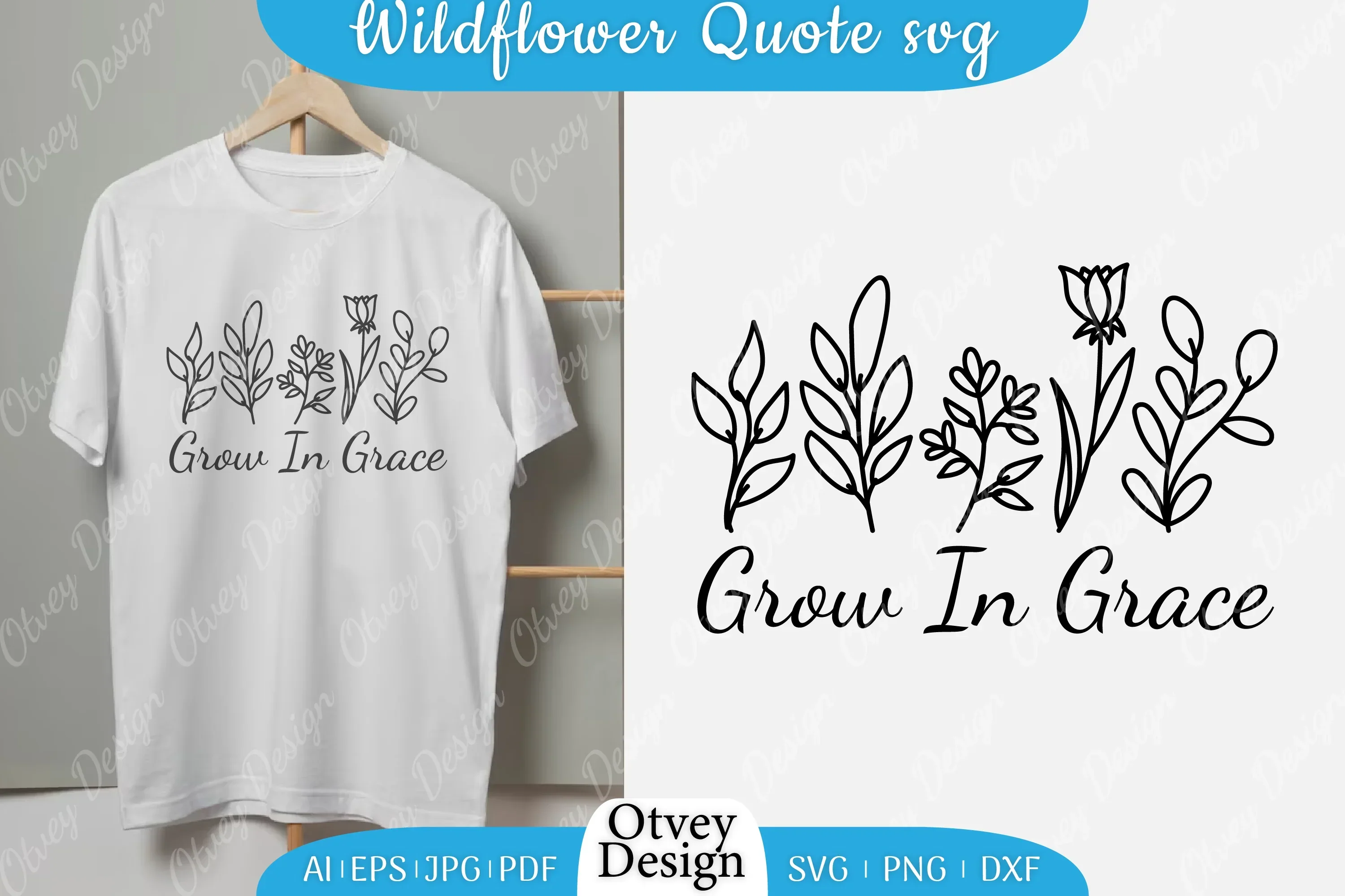 Wildflowers Quote Motivational Sayings SVG Bundle