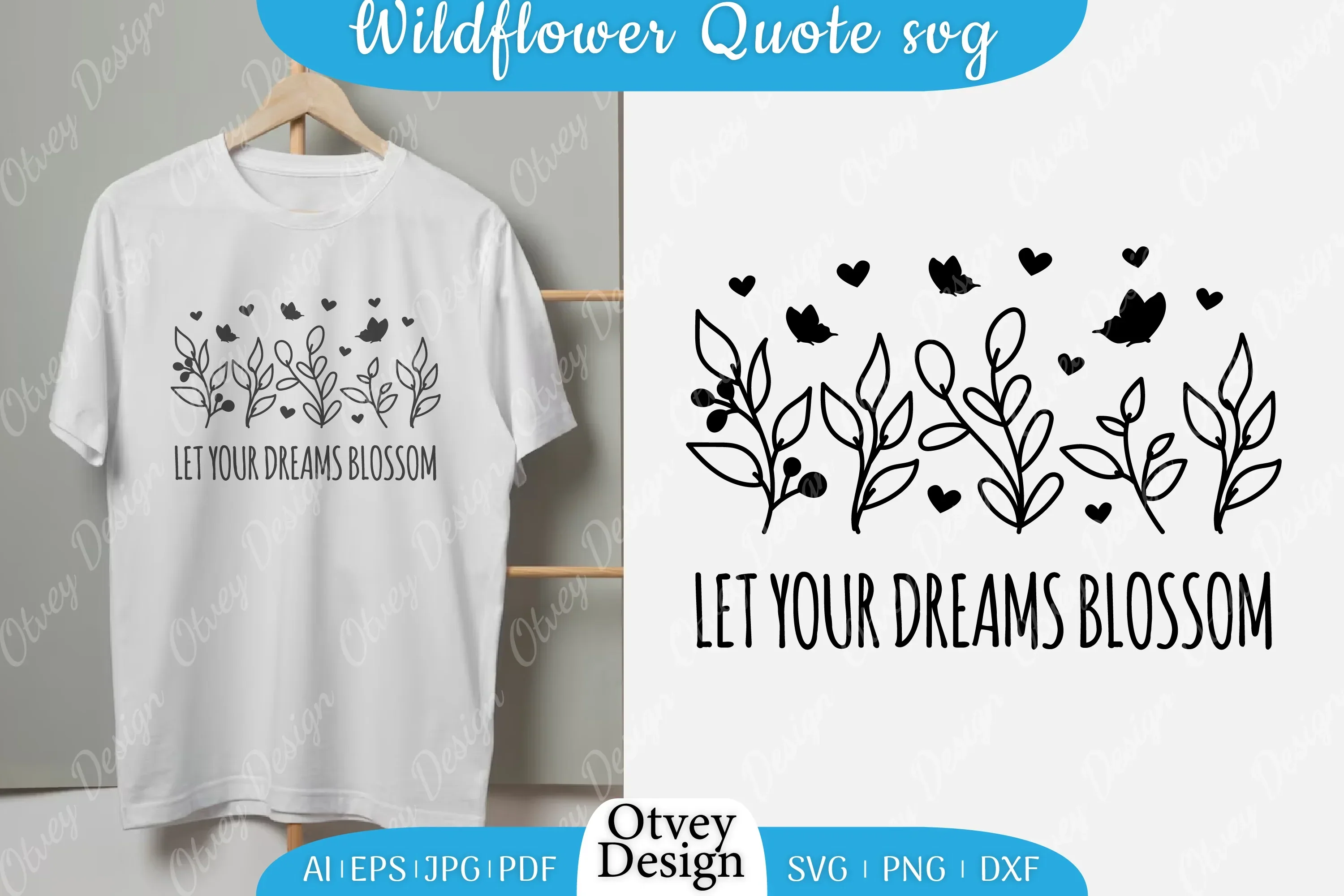 Wildflowers Quote Motivational Sayings SVG Bundle