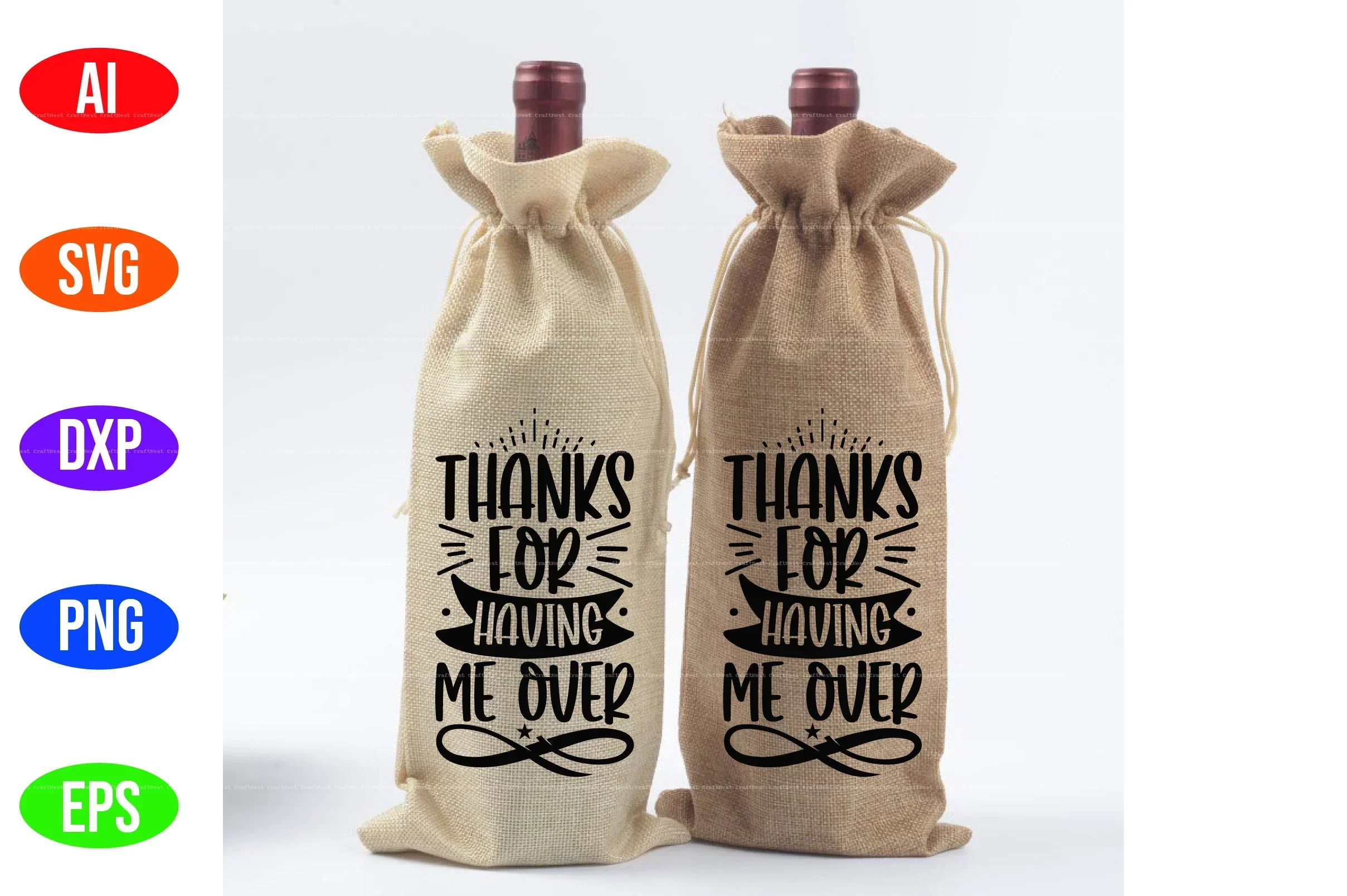 Wine Bag Design SVG Bundle - Image 9