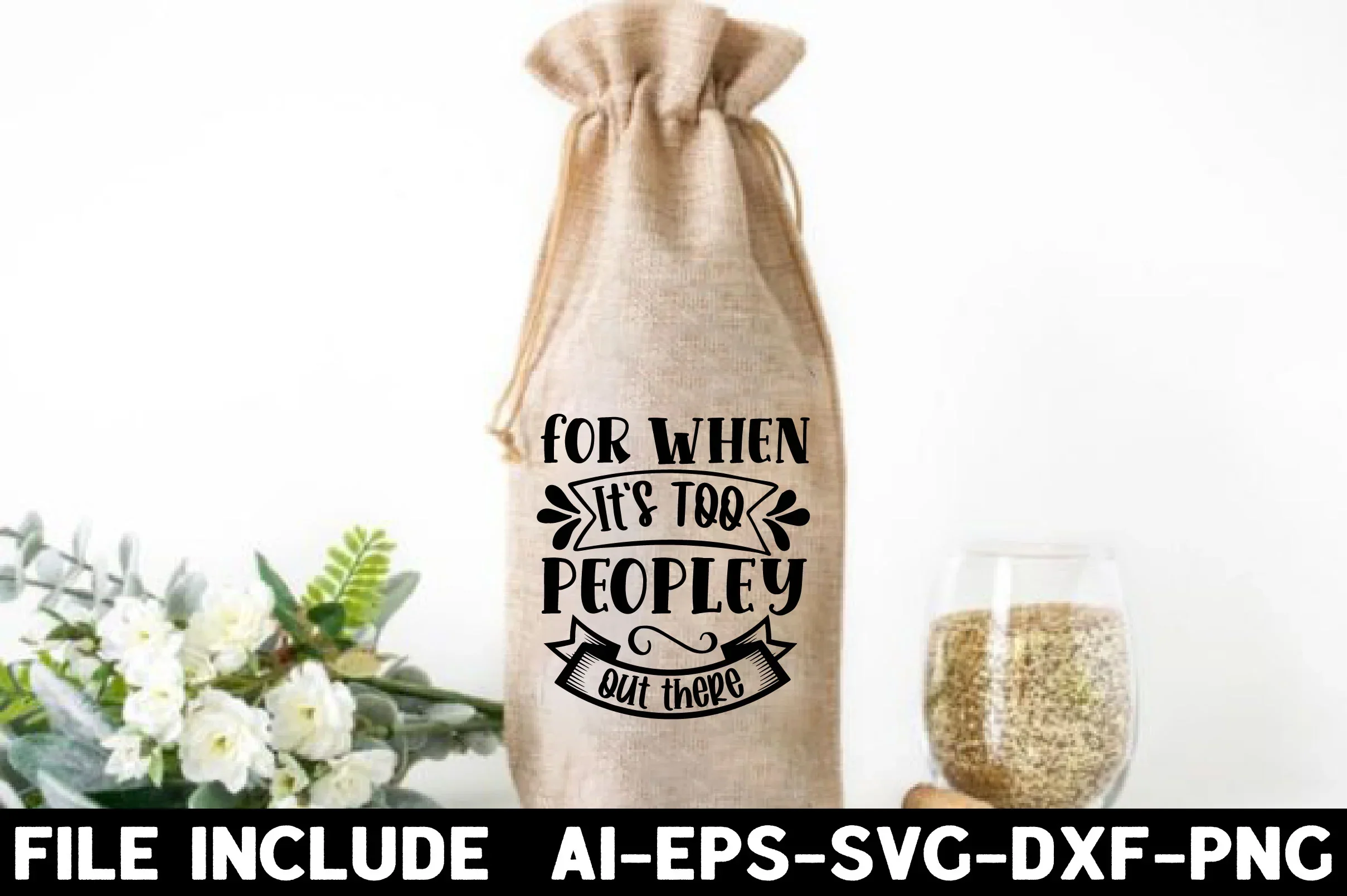 Wine Bag SVG Bundle - Image 12