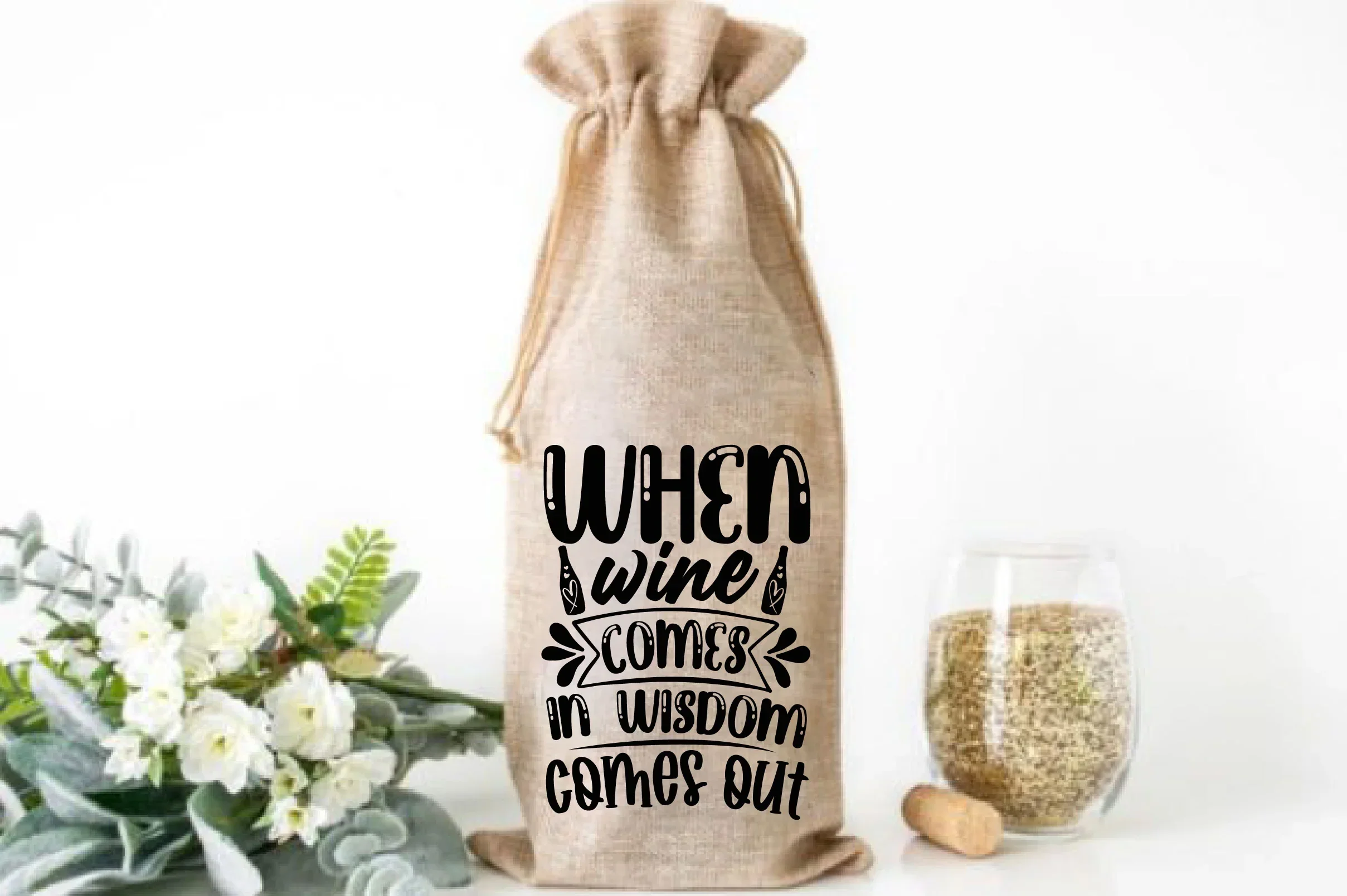 Wine Bag SVG Bundle - Image 11