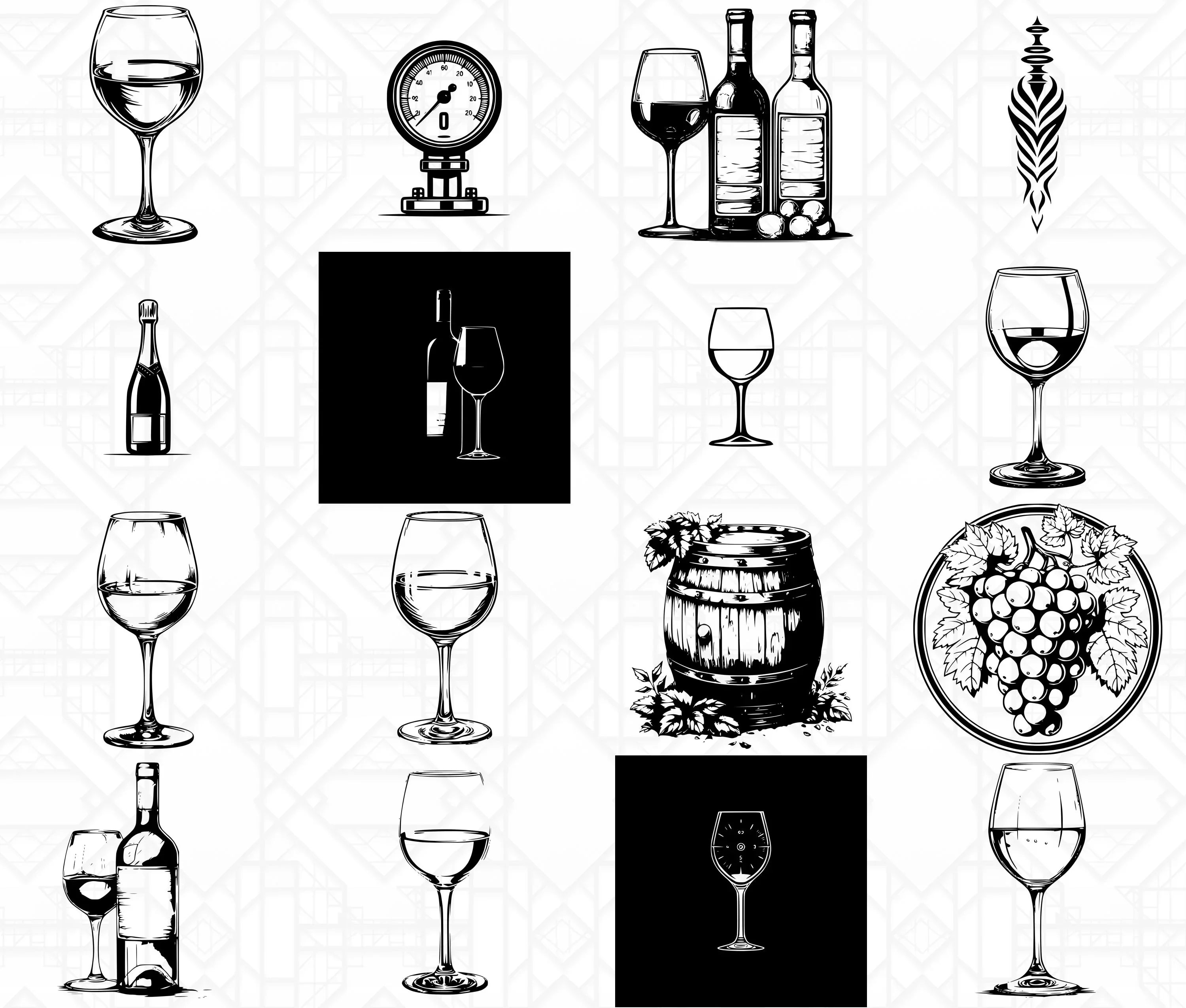 Wine Tasting SVG Bundle - Image 3