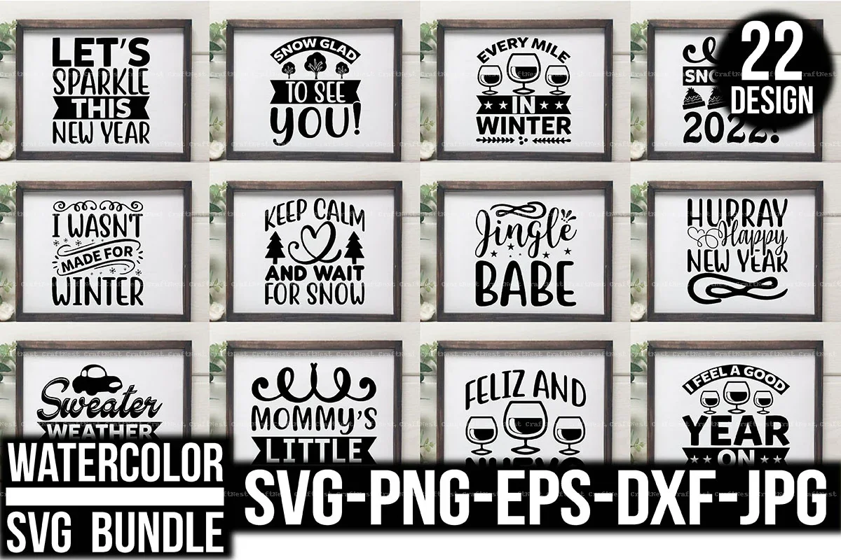 Winter Design SVG Bundle