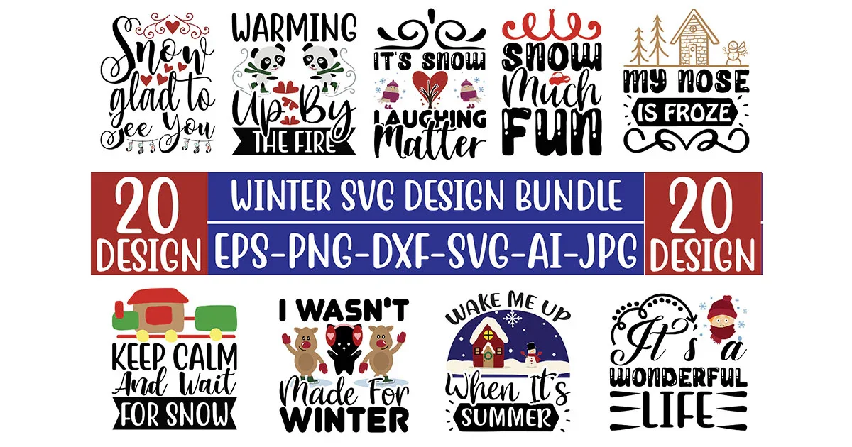 Winter SVG Bundle