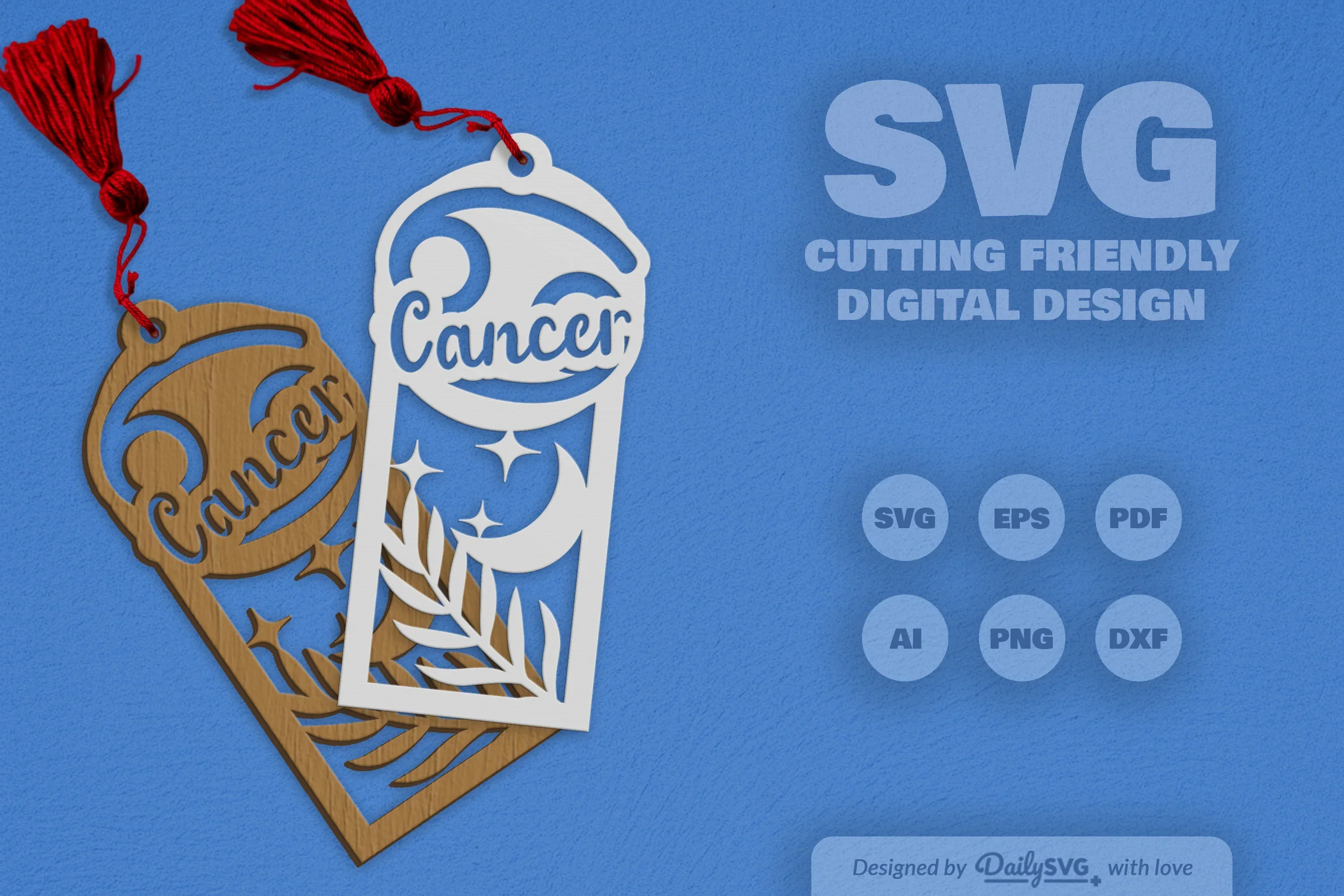 Zodiac Cancer Laser Cut SVG Bundle - Image 2