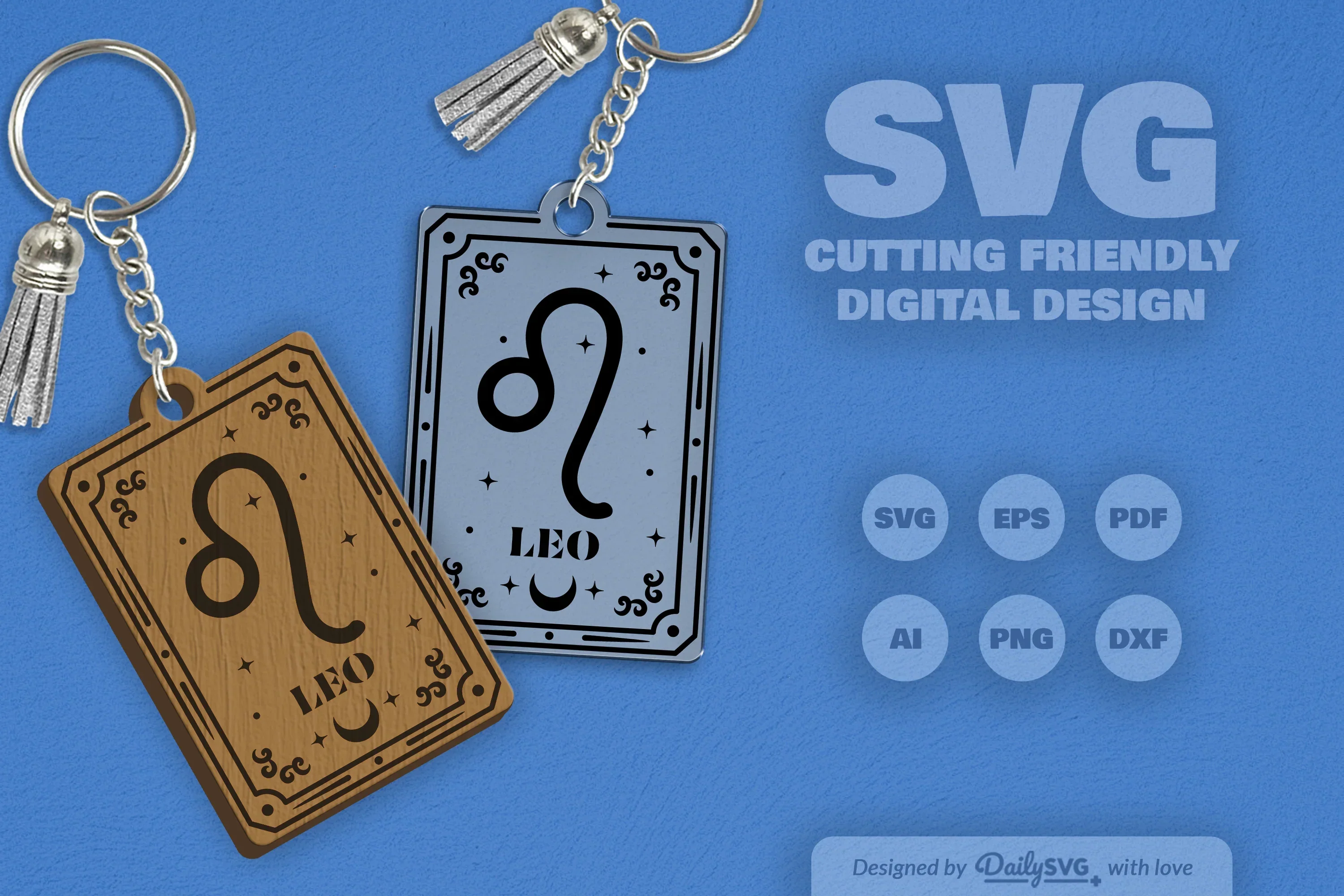 Zodiac Card Leo SVG Bundle - Image 2